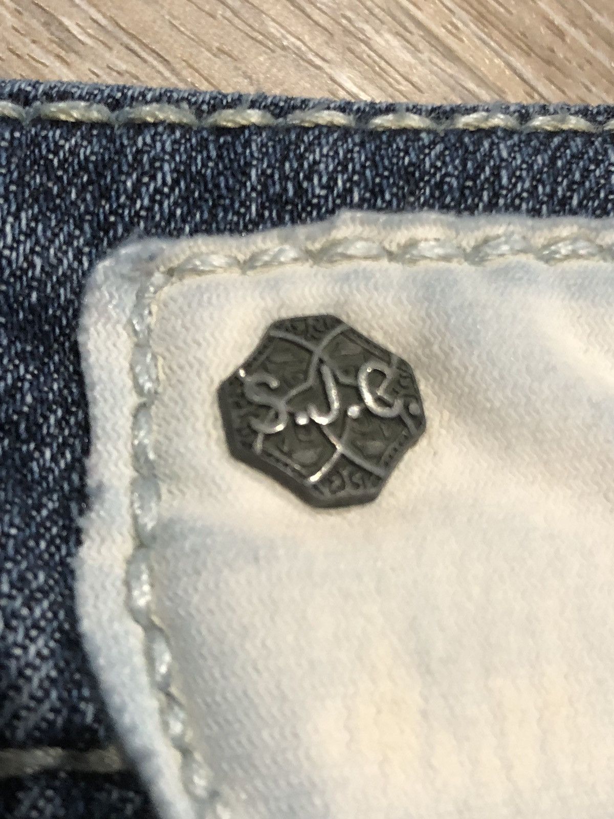 Silver Jeans Co. × Vintage Vtg Y2K Silver Suki Straight Jeans Size 40" / US 18 - 6 Thumbnail