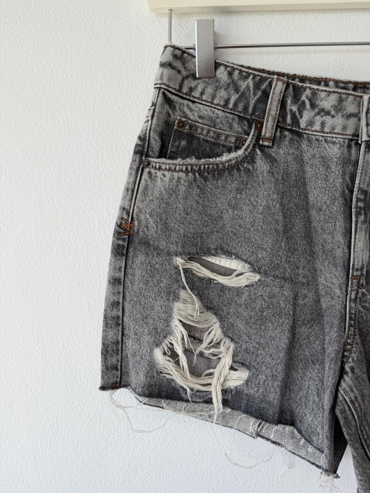 Ksubi new ksubi womens denim rider shorts grey 28 30 10 12 Size 28" / US 6 / IT 42 - 2 Thumbnail