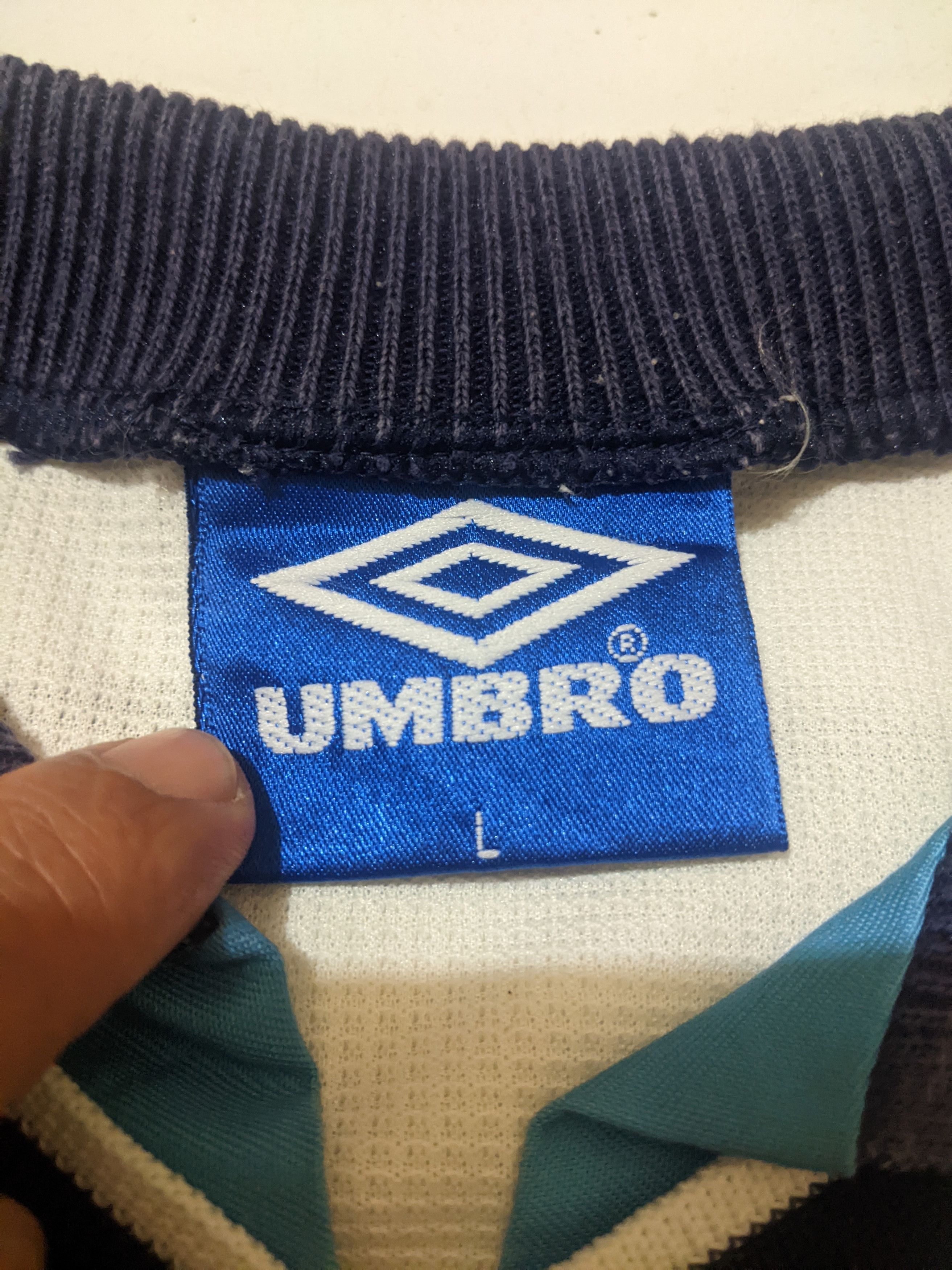Umbro England euro cup 1996 Gascoigne football shirt Size US L / EU 52-54 / 3 - 6 Thumbnail