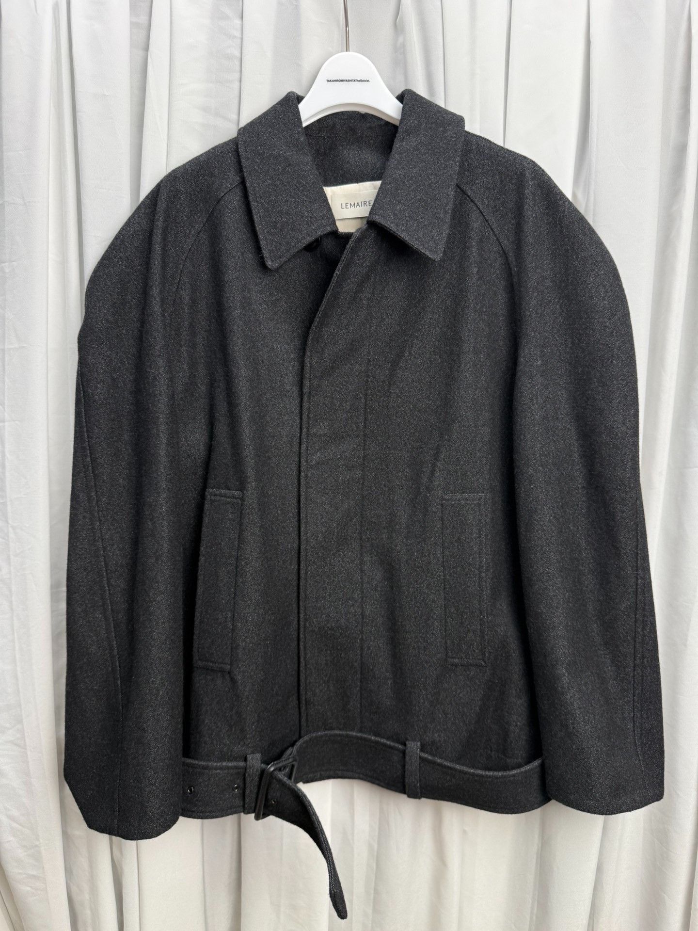 Lemaire Lemaire Drop-Shoulder Wool Jacket Size US L / EU 52-54 / 3 - 1 Thumbnail