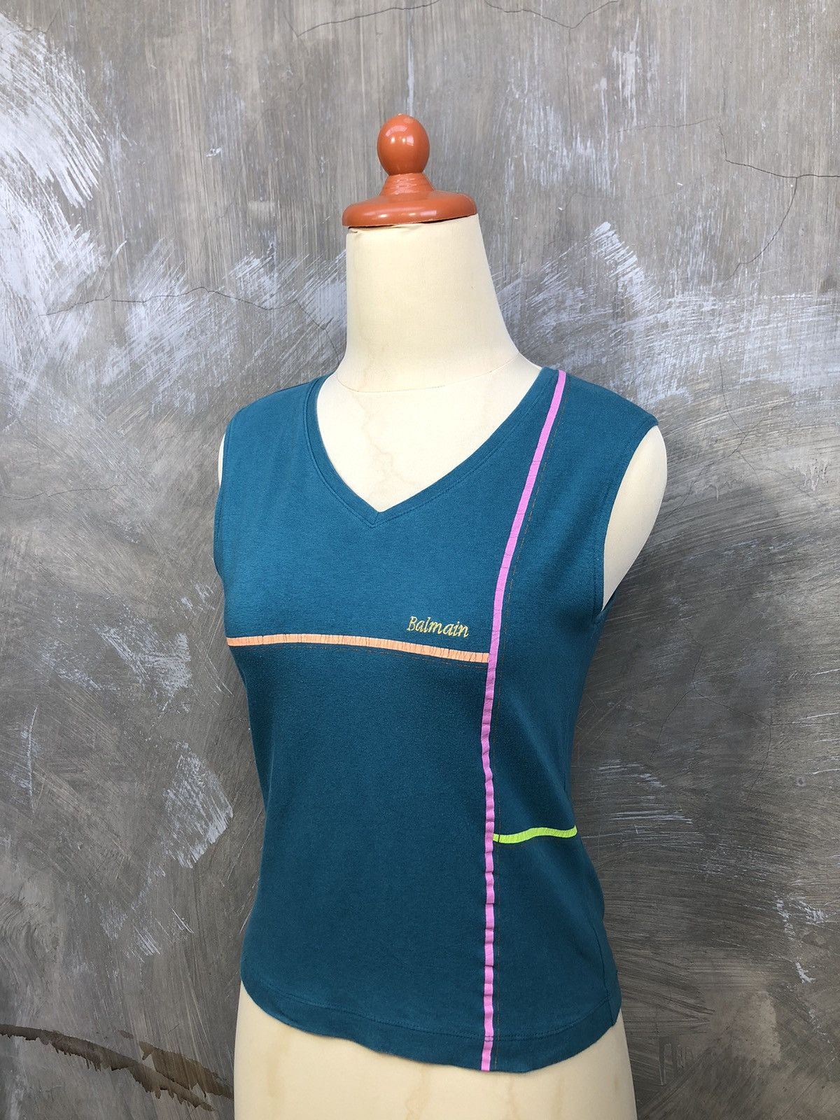 Balmain Vintage Balmain Paris Tanktop Size S / US 4 / IT 40 - 2 Thumbnail