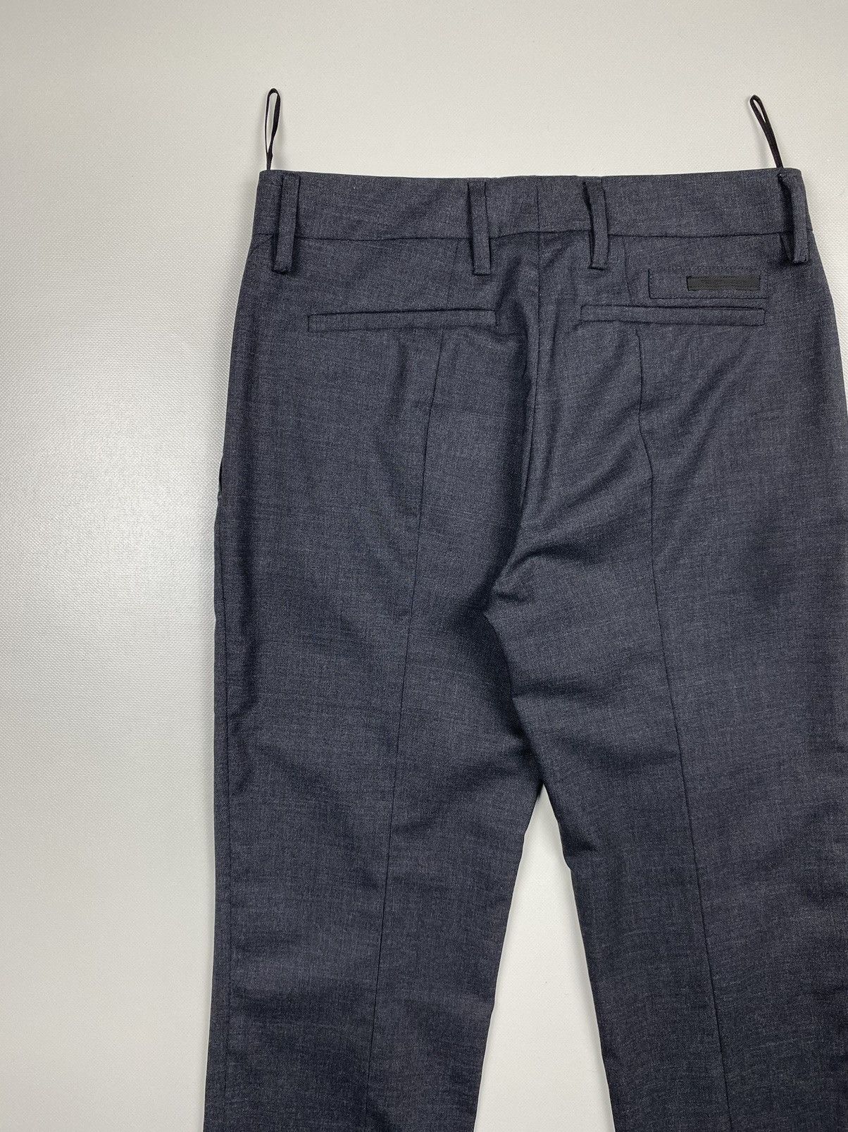 Prada Prada Women’s Black Tab Wool Trousers Pants Size 26" / US 2 / IT 38 - 17 Thumbnail