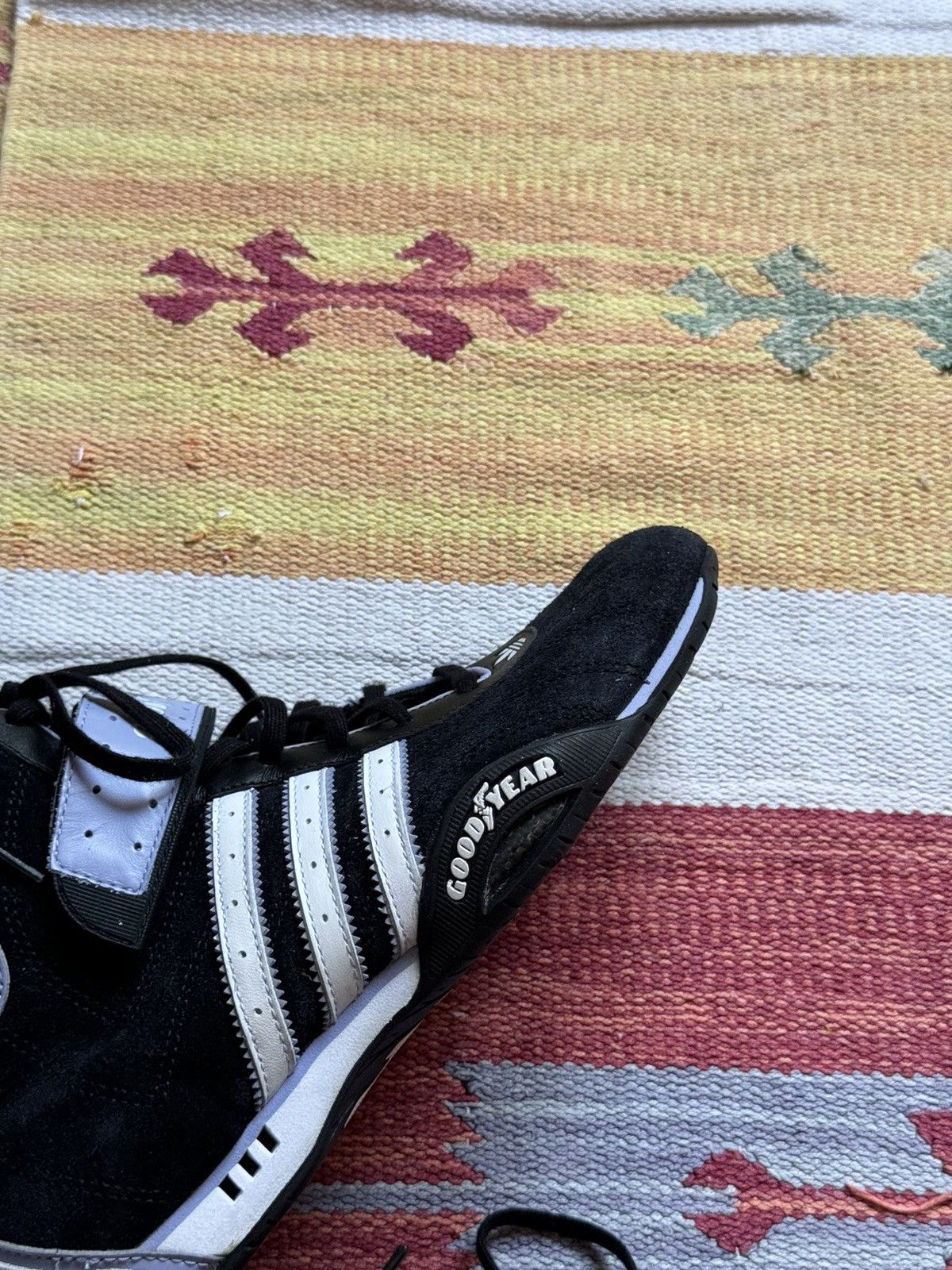 Vintage Vintage 2005 Adidas Racer Good Year y2k Hi Leather Sneakers Size US 7.5 / IT 37.5 - 4 Thumbnail