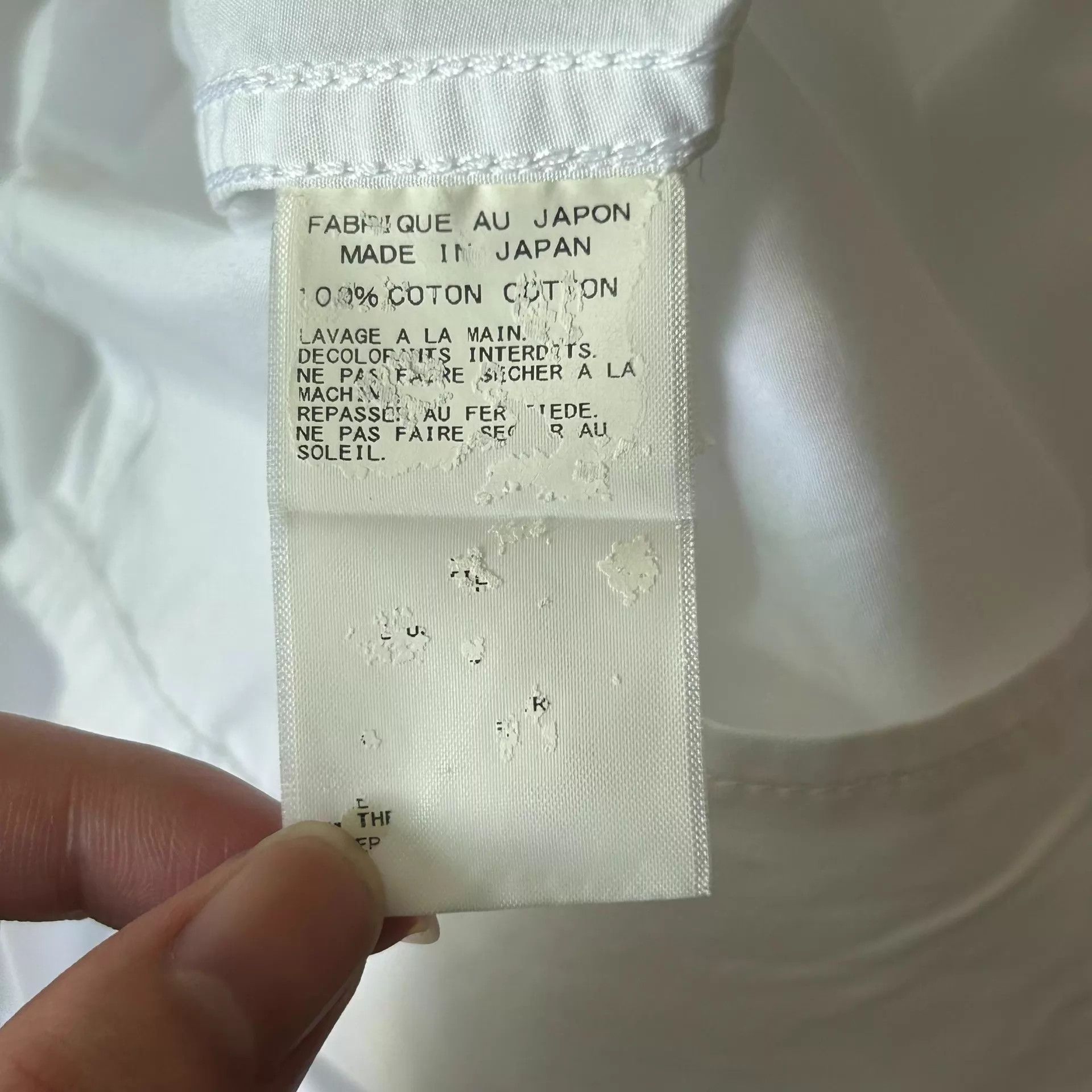 Yohji Yamamoto Yohji Yamamoto 15AW OG Triple White Cotton Shirt Size US M / EU 48-50 / 2 - 6 Thumbnail