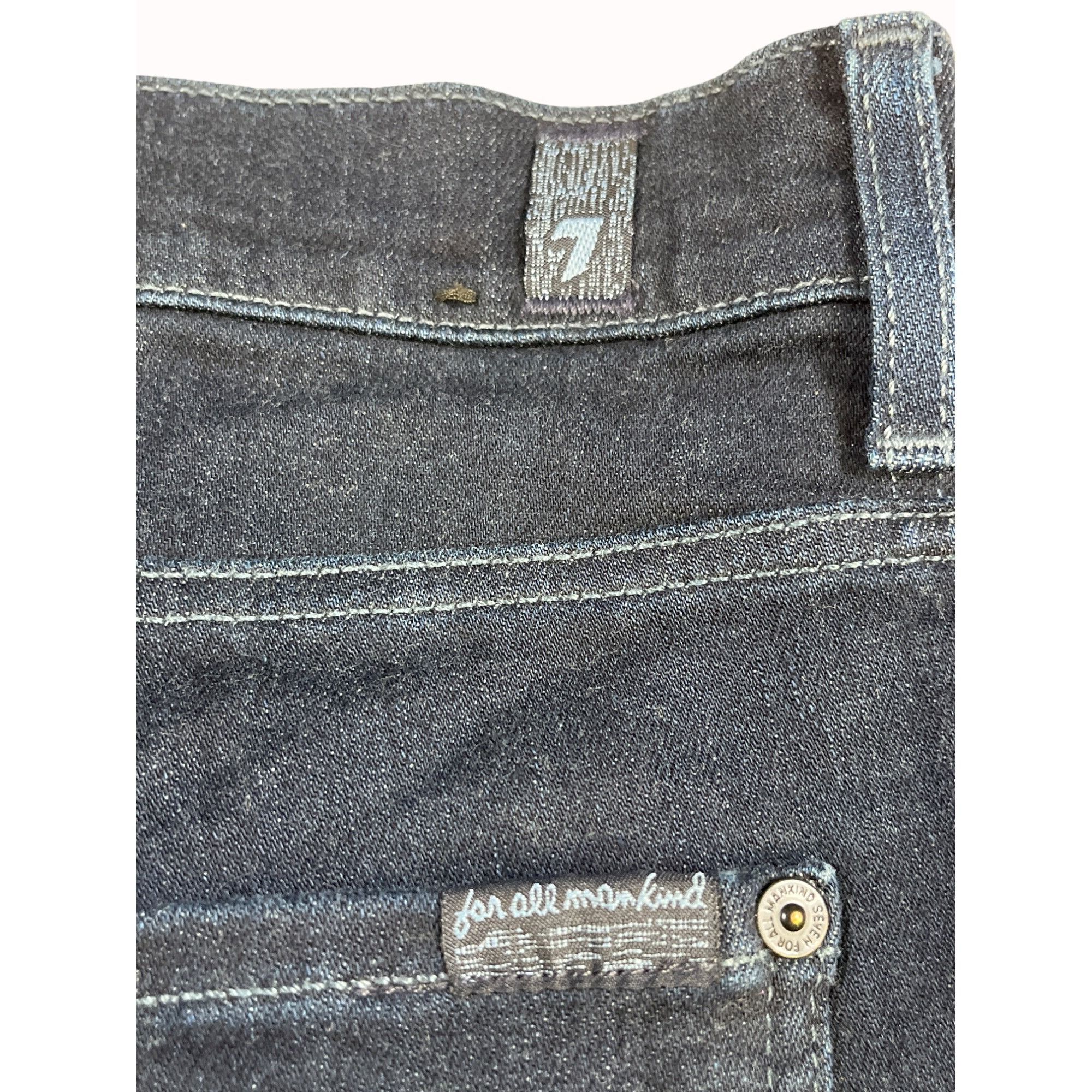 7 For All Mankind 7 For All Mankind Austyn Mens Blue Straight Leg Jeans Size 4 Size US 40 / EU 56 - 4 Thumbnail