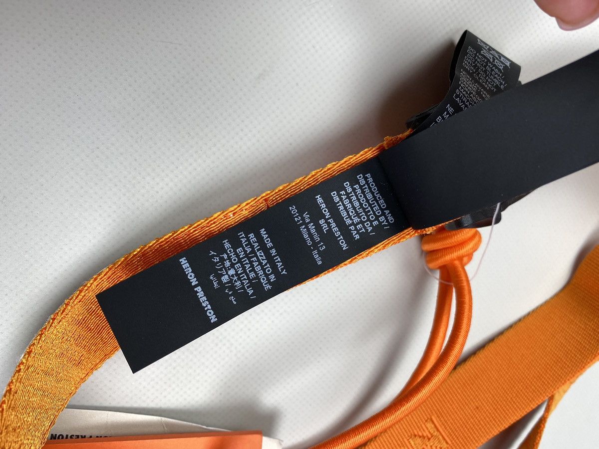 Heron Preston BNWT! Heron Preston Tiny Tape Magnetic Belt One Size Orange Size ONE SIZE - 14 Thumbnail