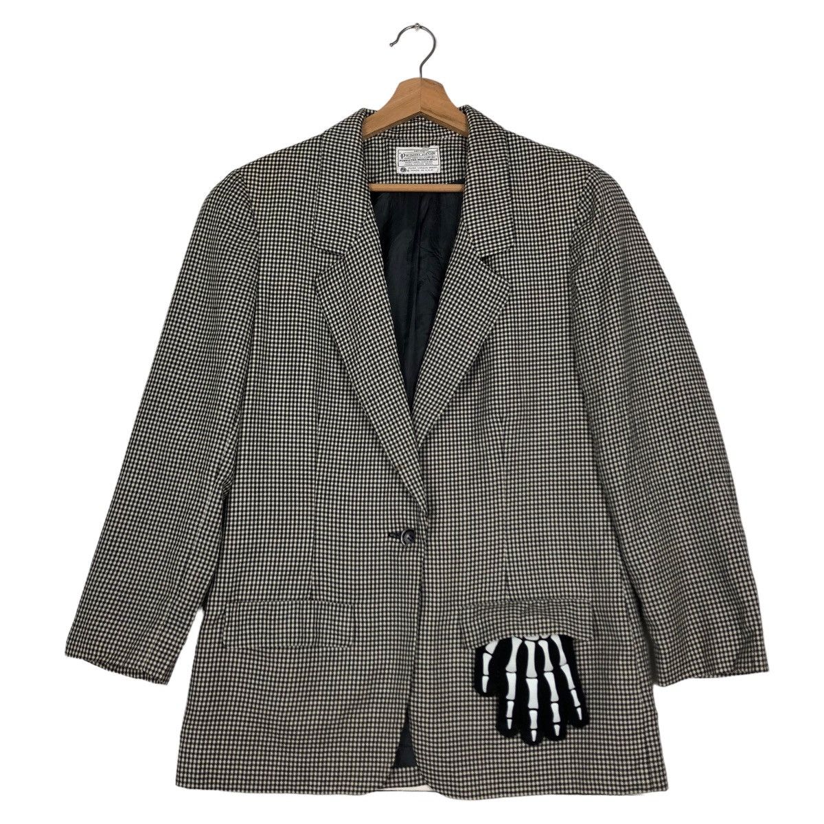 Japanese Brand 🔥90s Miss Pendelton Double Breast Chore Jacket TartanDesign Size US M / EU 48-50 / 2 - 2 Thumbnail