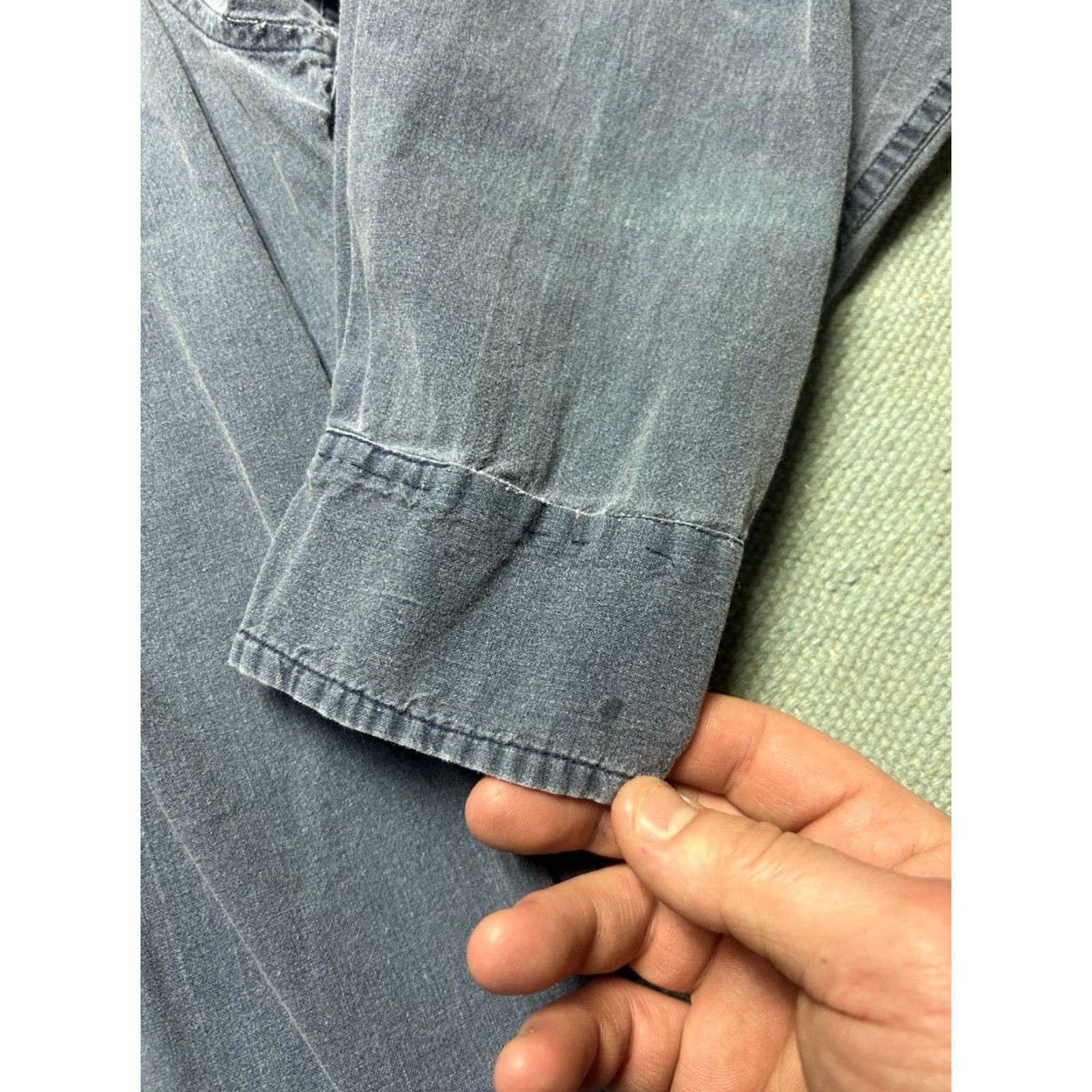 Vintage Gander Mountain Long Sleeve Button-Up Shirt Lightweight Cotton Blue Outdoor XL Tall Mens Size US XL / EU 56 / 4 - 7 Thumbnail