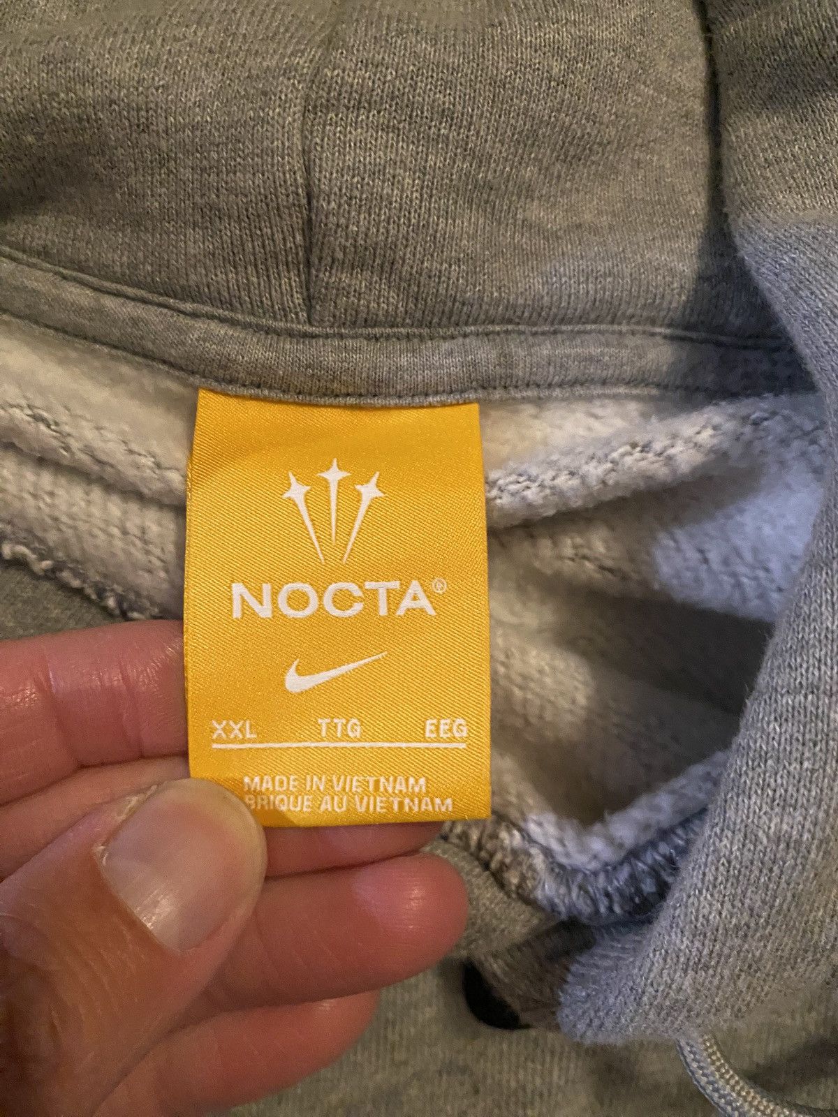 NOCTA × Nike Nike x Drake NOCTA Hoodie Grey Size US XXL / EU 58 / 5 - 3 Thumbnail