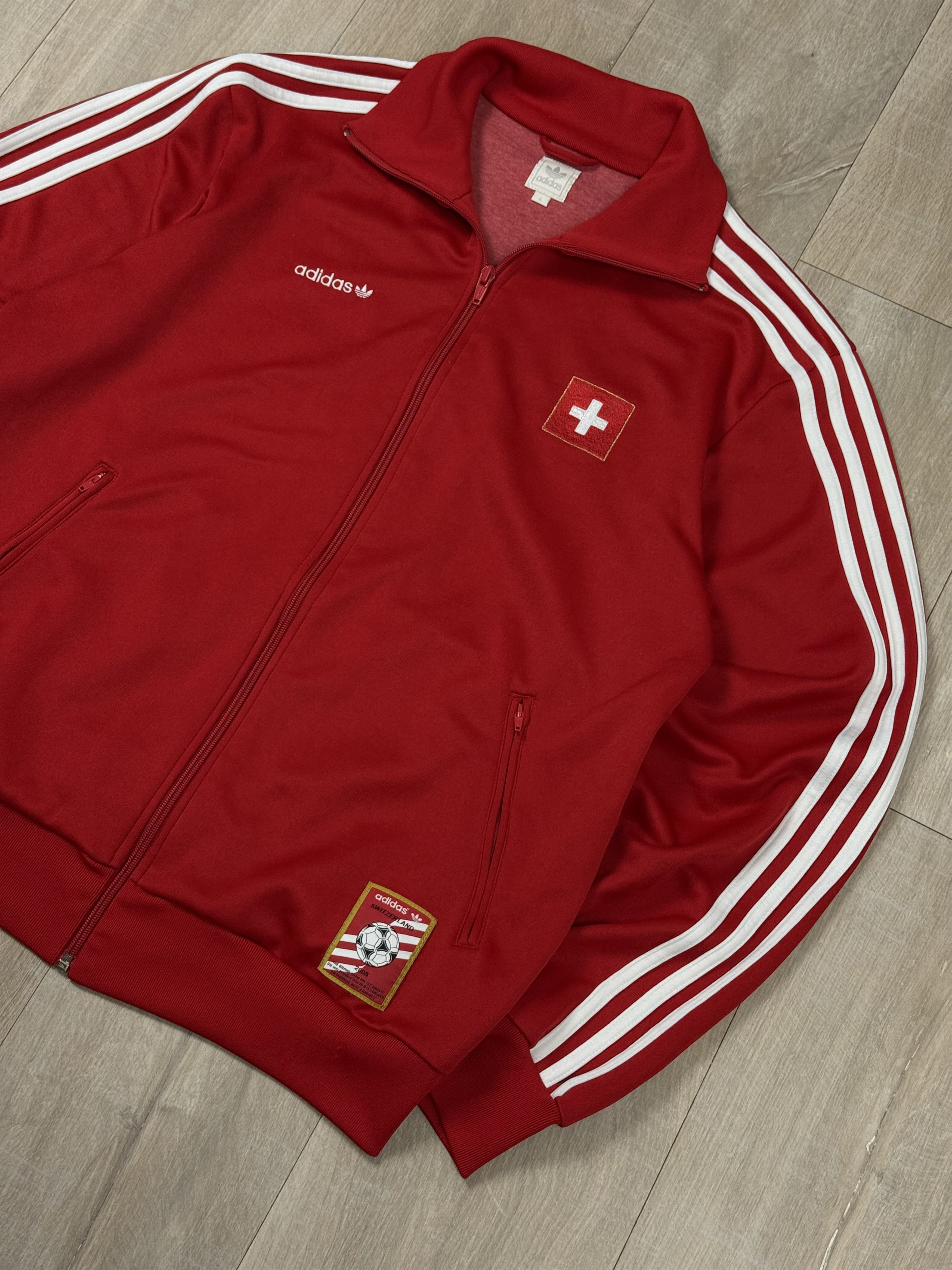 Adidas 2008 Adidas Originals Jacket Suisse Switzerland Football Size US L / EU 52-54 / 3 - 3 Thumbnail