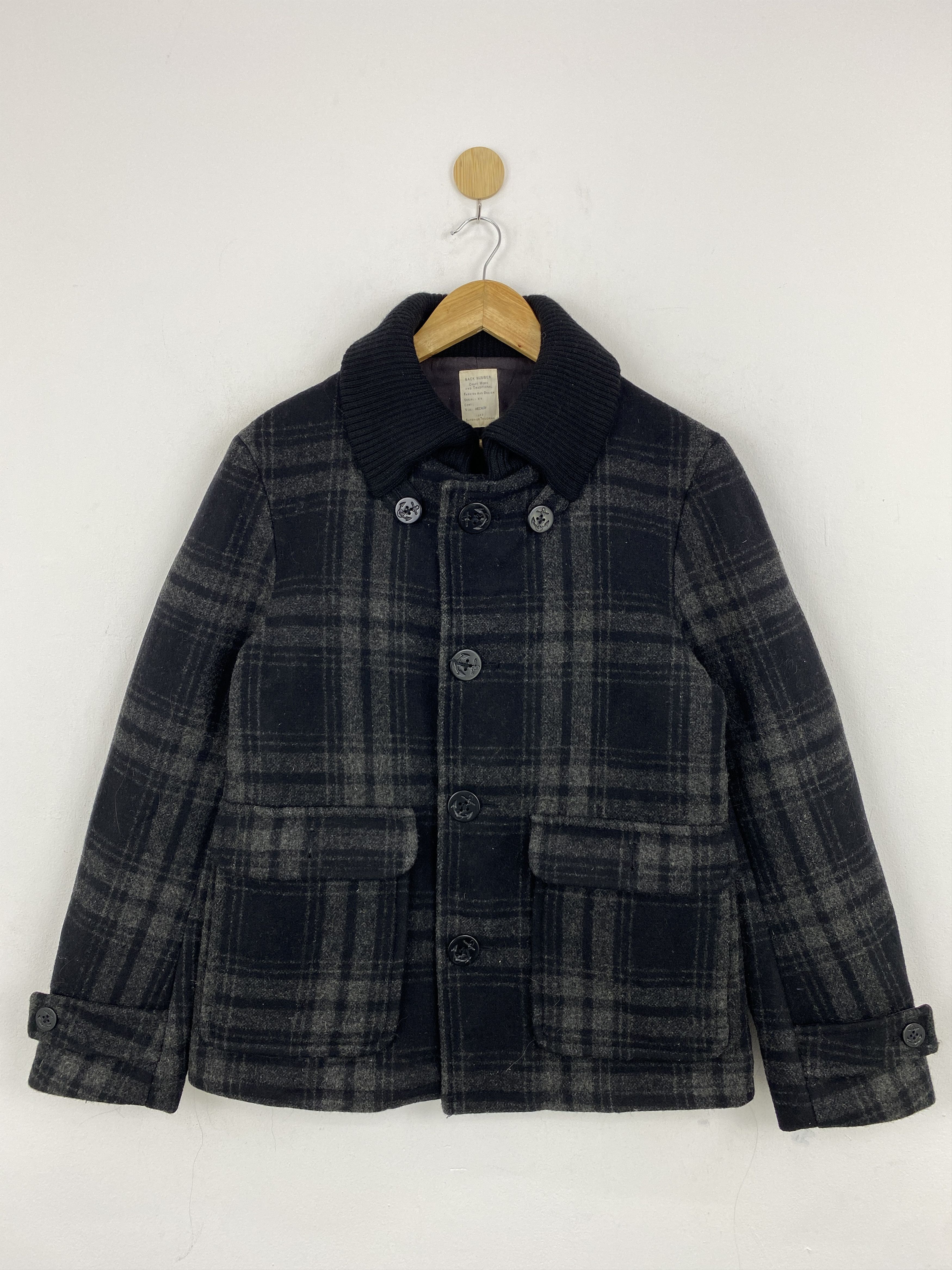 Japanese Brand Vintage Back Number Japanese Brand Plaid Jacket JA0057 Size US M / EU 48-50 / 2 - 1 Thumbnail