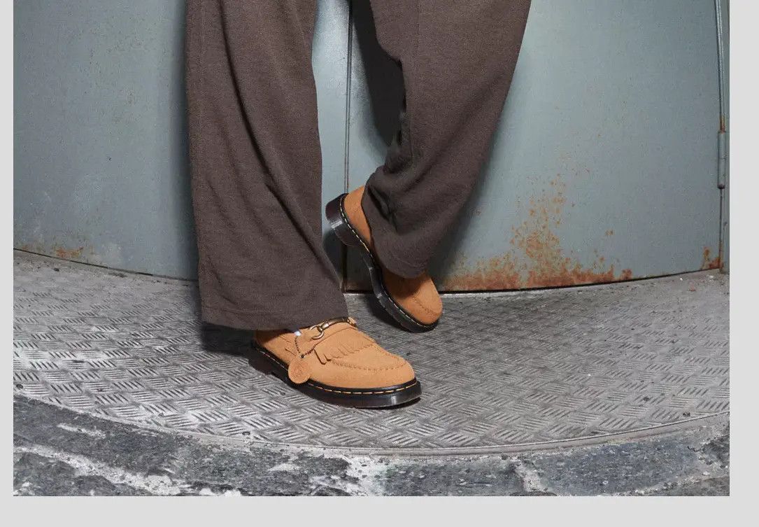 Dr. Martens US M 10 ~ ADRIAN SNAFFLE REPELLO EMBOSS SUEDE KILTIE LOAFERS Size US 5 / EU 37 - 1 Thumbnail