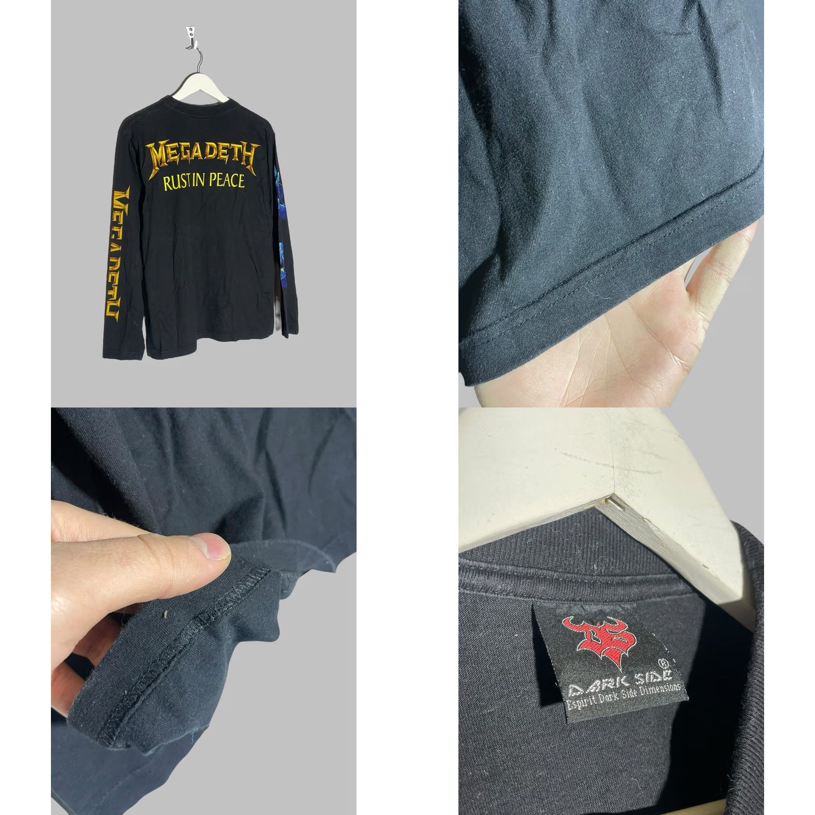 Rusty Megadeth Rust In Peace Men’s Long sleeve Size US M / EU 48-50 / 2 - 9 Thumbnail