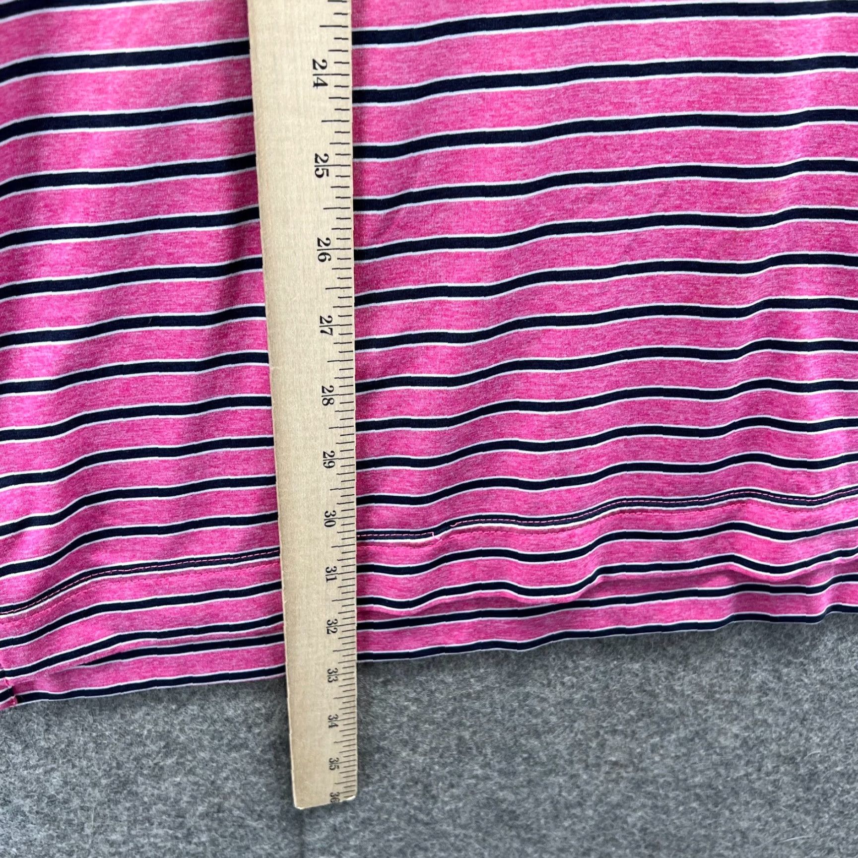 Footjoy VINTAGE FootJoy Polo Shirt Men XL Pink Stripes Golf Bay Hill Logo Shirt Size US XL / EU 56 / 4 - 4 Thumbnail