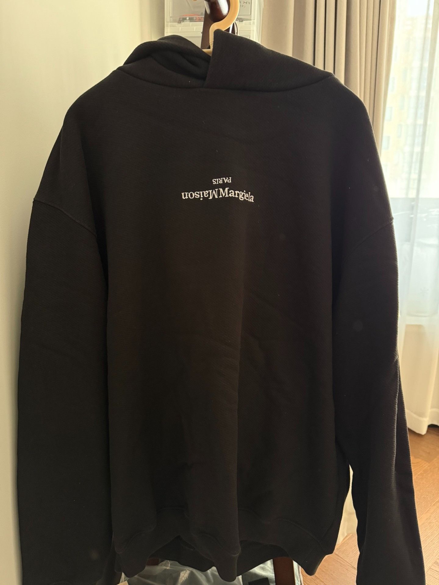 Maison Margiela Maison Margiela Inverted embroidered letter hoodie 2501-Nex Size US M / EU 48-50 / 2 - 1 Thumbnail