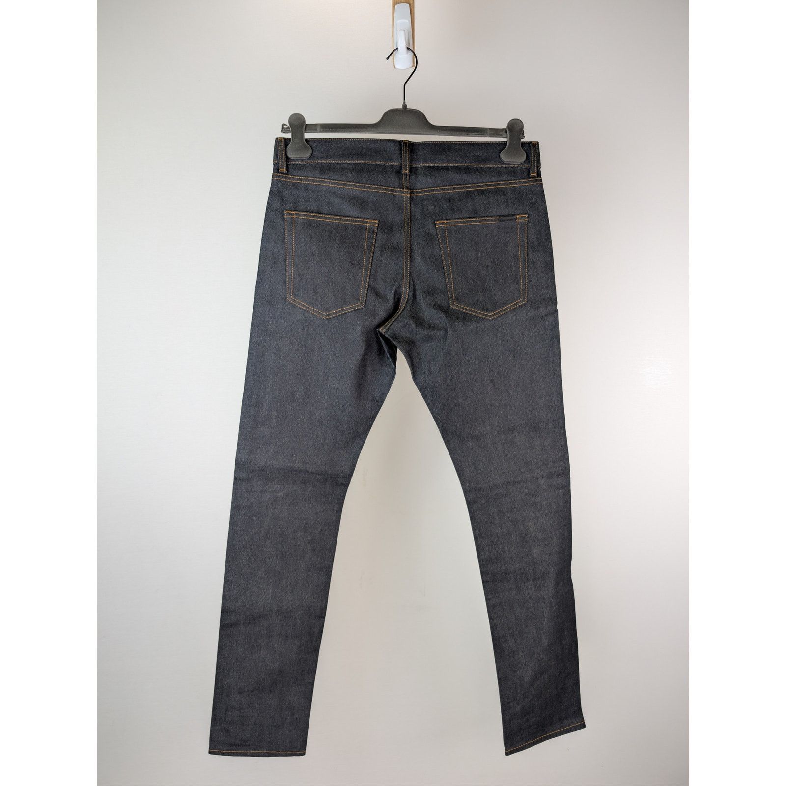 Saint Laurent Paris o1rshd1 Slim Fit Jean Denim in Indigo Raw Size US 32 / EU 48 - 10 Thumbnail