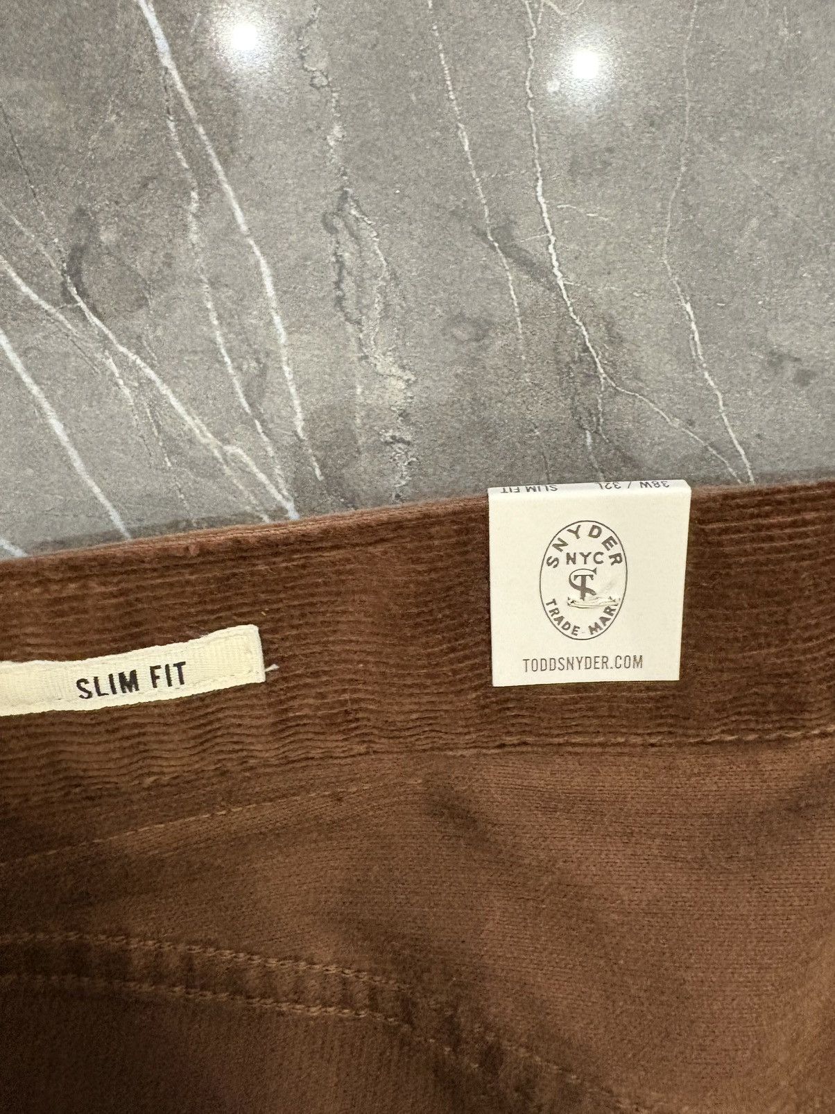 Todd Snyder NWT Todd Snyder New York Slim Washed 5 Pocket Cord Pants Size US 39 - 5 Thumbnail
