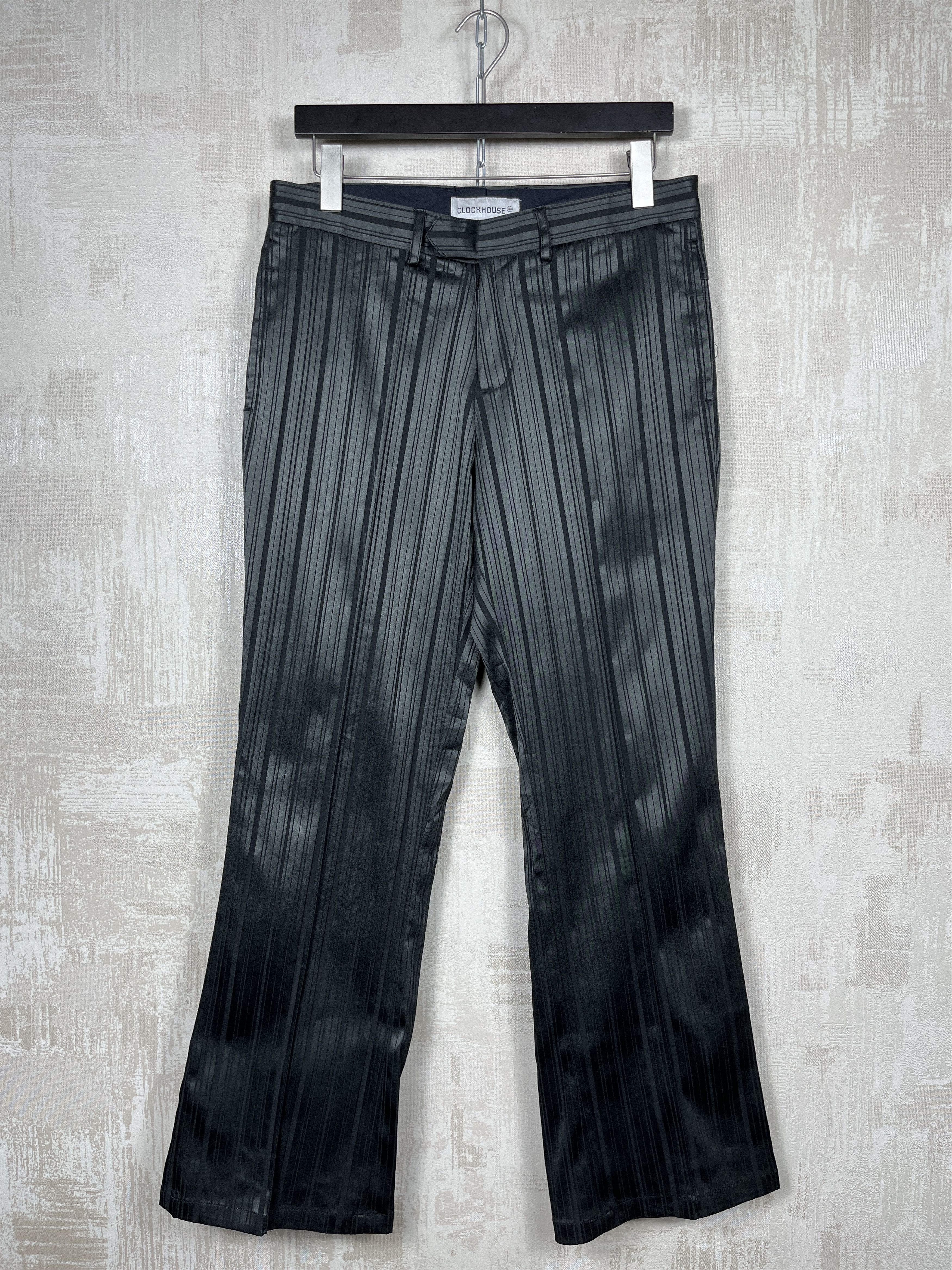 C&A Clockhouse C&A Striped Flared Disco Chino Pants Size US 32 / EU 48 - 1 Thumbnail