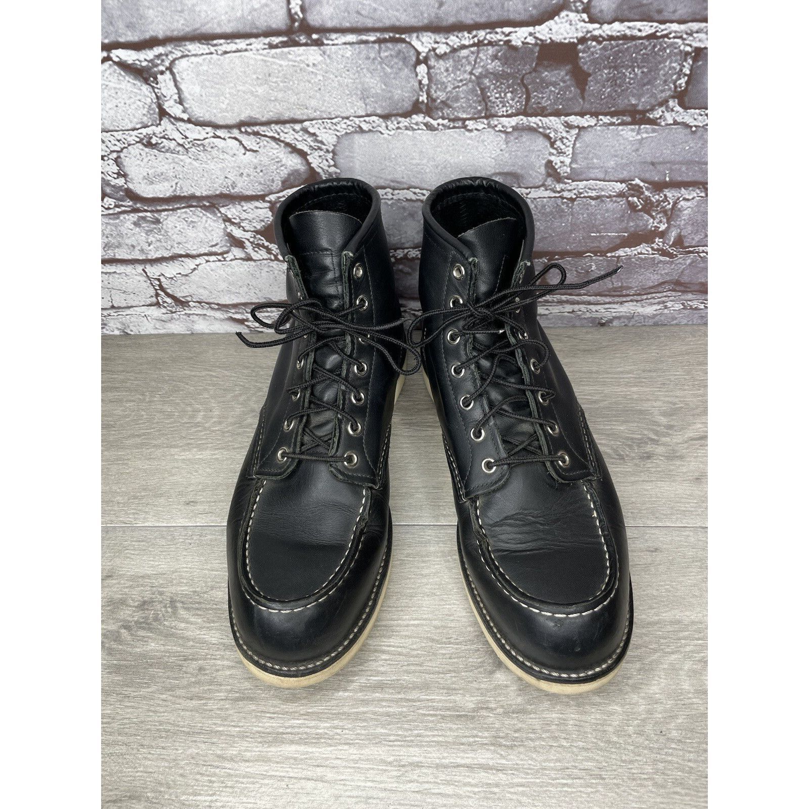 Red Wing Red Wing Boots 9075 Harley Ninja Genuine Black Leather Lace Size US 11 / EU 44 - 2 Thumbnail