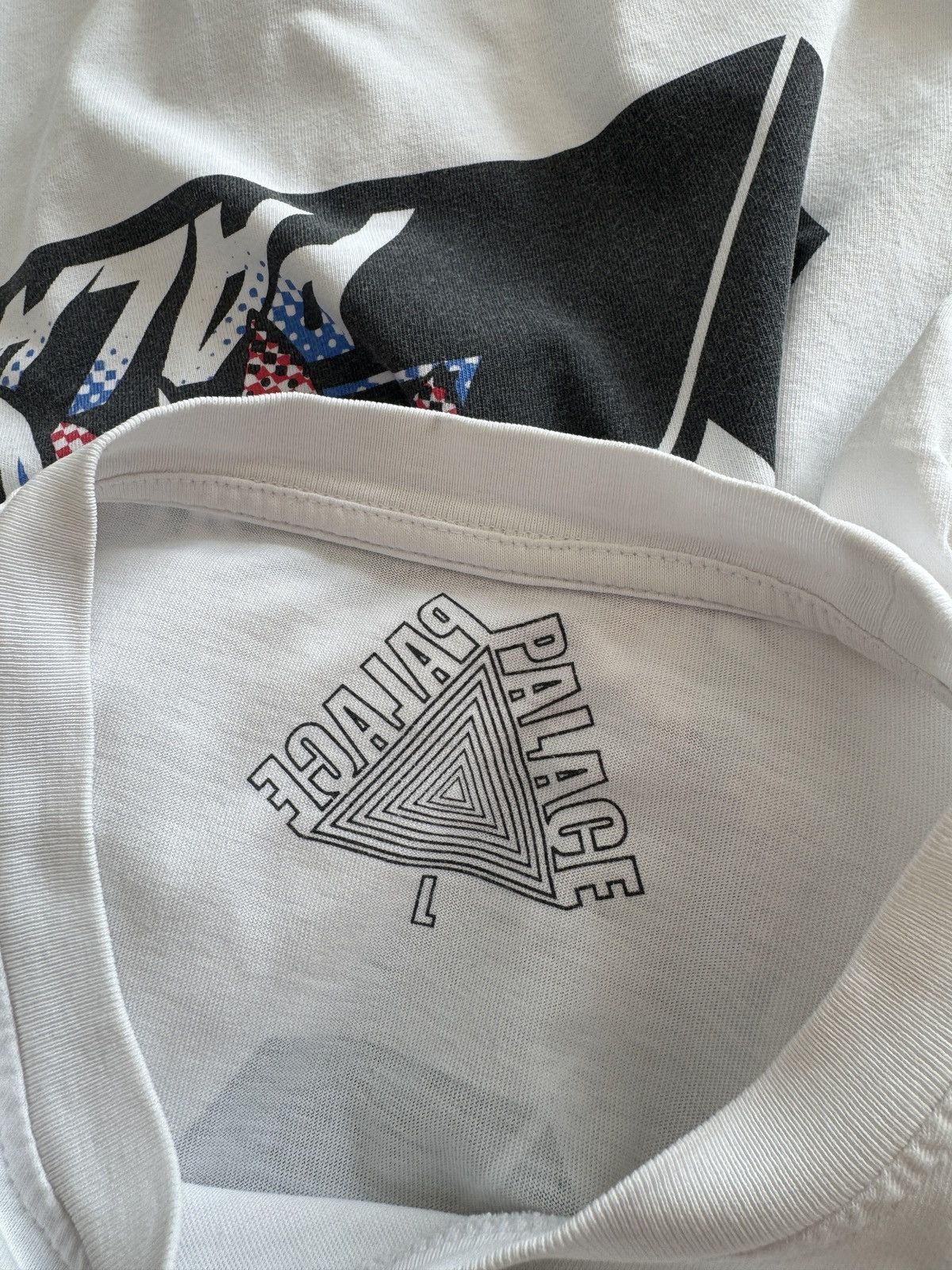 Palace Palace Ripped T-Shirt White Size US L / EU 52-54 / 3 - 11 Thumbnail