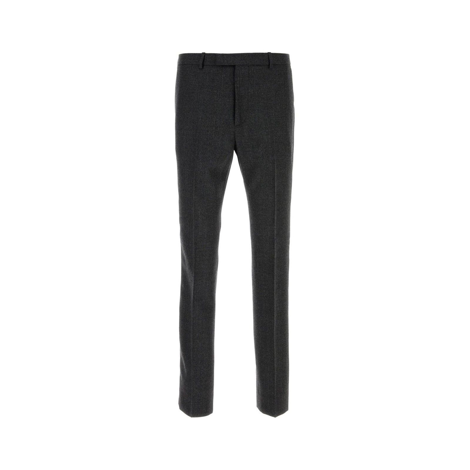 Gucci GUCCI Melange Graphite Wool Pants New & Authentic (Men's siz Size US 36 / EU 52 - 1 Thumbnail