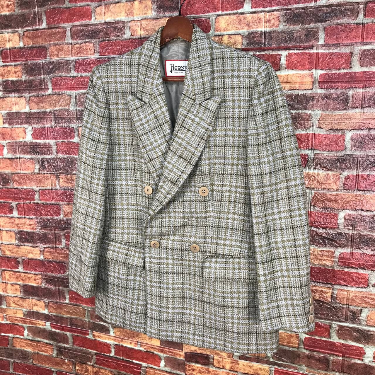 Herno HERNO DOUBLE BREASTED CHECKERED JACKET SIZE 44 MADE ITALY Size US S / EU 44-46 / 1 - 9 Thumbnail