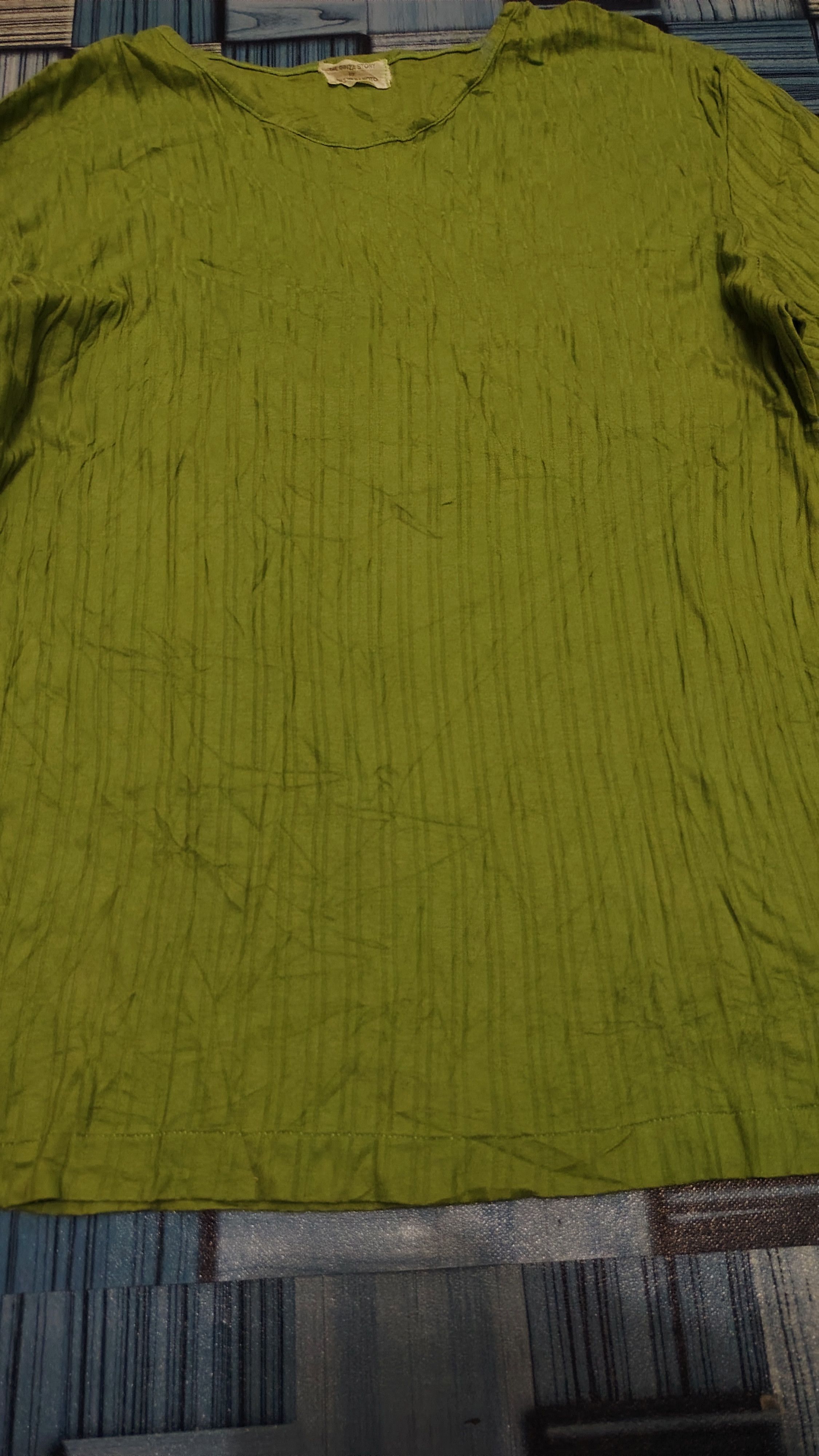 Yohji Yamamoto The Ginza Story Yohji Yamamoto Striped t shirt pleats please Size M / US 6-8 / IT 42-44 - 5 Thumbnail