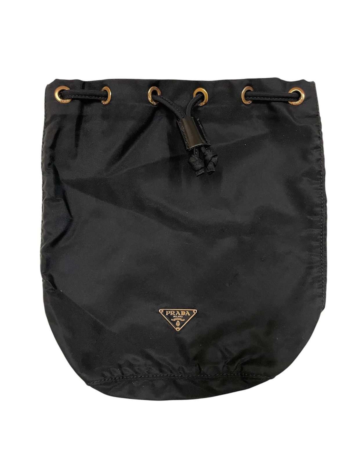 Prada Authentic Vintage Prada Mini Drawstring Bag One Size Size ONE SIZE - 1 Thumbnail