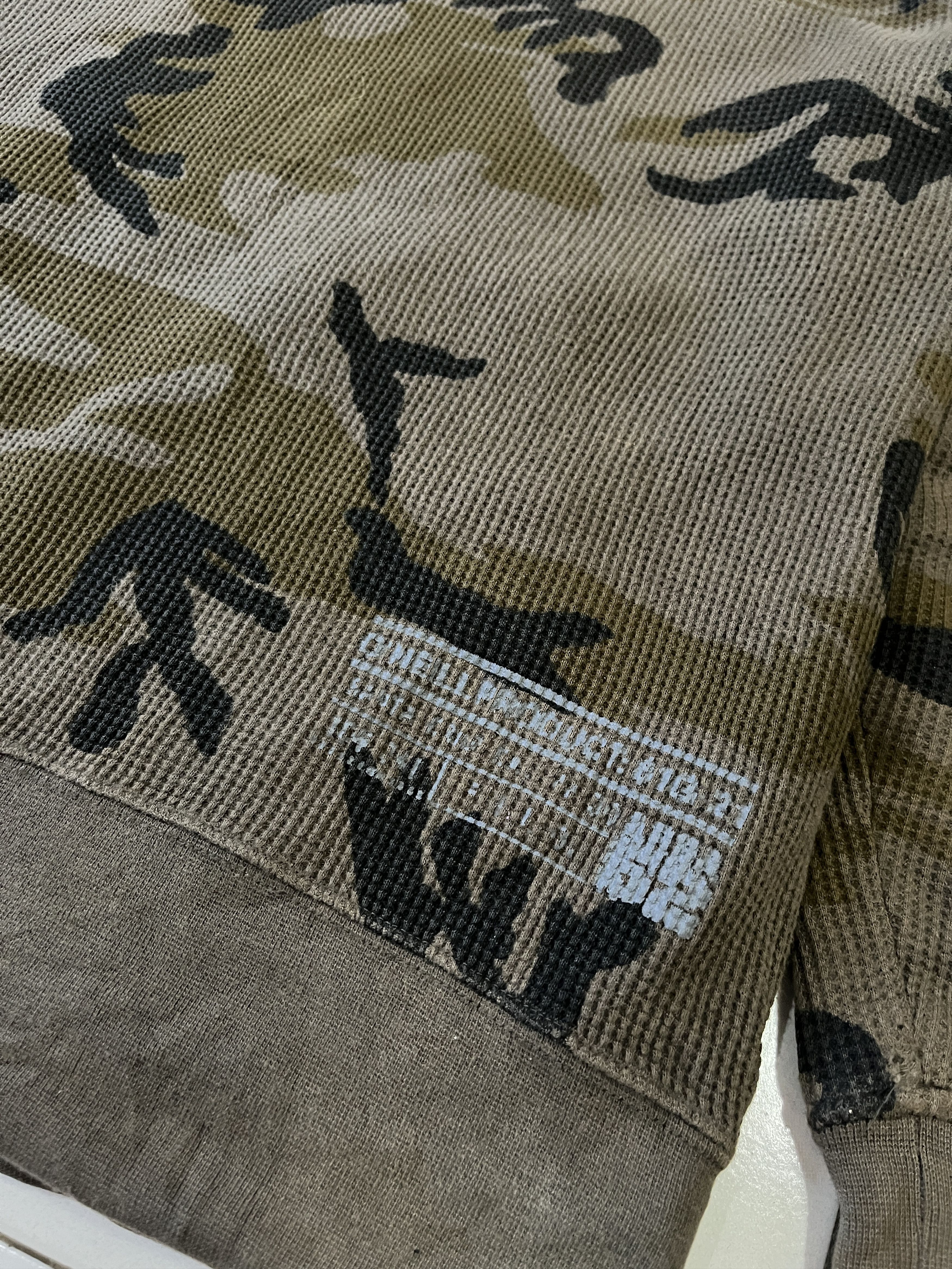 O'Neill O’Neill Camo Military Army Sweater Hoodie Fleece Lined Size US XL / EU 56 / 4 - 7 Thumbnail