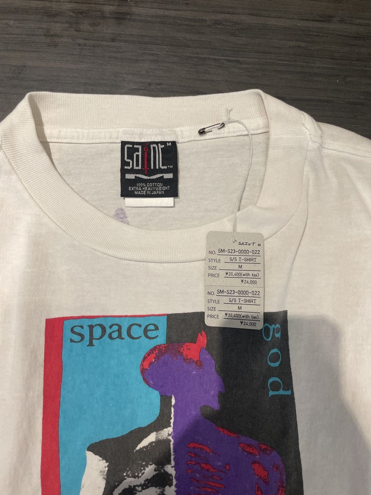 Saint Michael Saint Michael Space God T-Shirt White Size US M / EU 48-50 / 2 - 3 Thumbnail