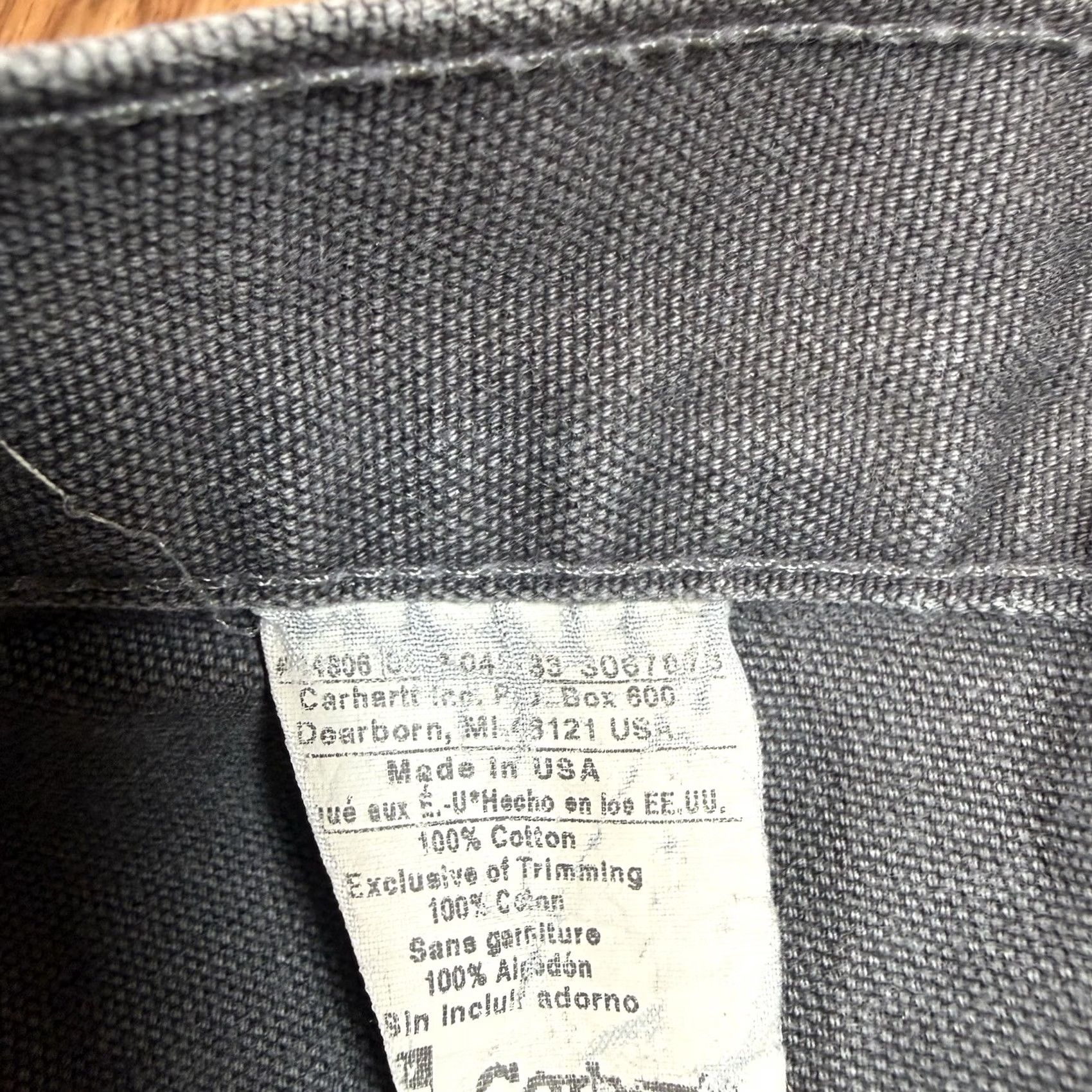 Carhartt VINTAGE Carhartt Carpenter Pants Mens 40x34 Grey USA Made Canvas Workwear Double Knee Pants Mens 40x34 Gray USA Carhartt Clothing Size US 40 / EU 56 - 7 Thumbnail