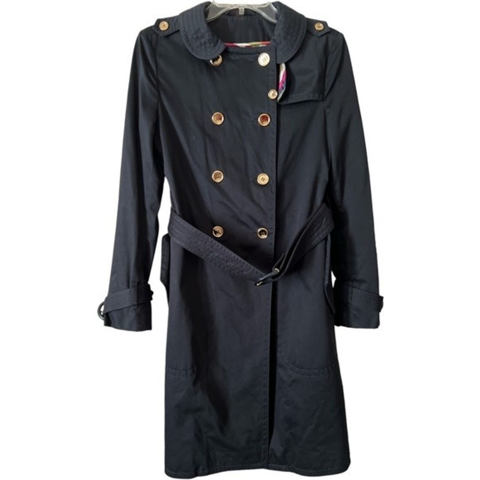 Coach COACH 1941 Navy Trench Coat, XS/US2 SRP: $2500 Size XS / US 0-2 / IT 36-38 - 2 Thumbnail