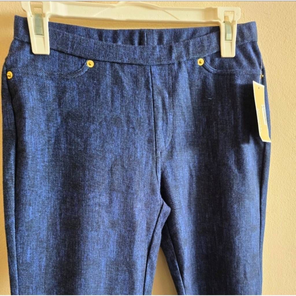 Michael Kors Michael Kors Blue Indigo Jeggings Womens Small Pull-On Stret Size 27" / US 4 / IT 40 - 9 Thumbnail