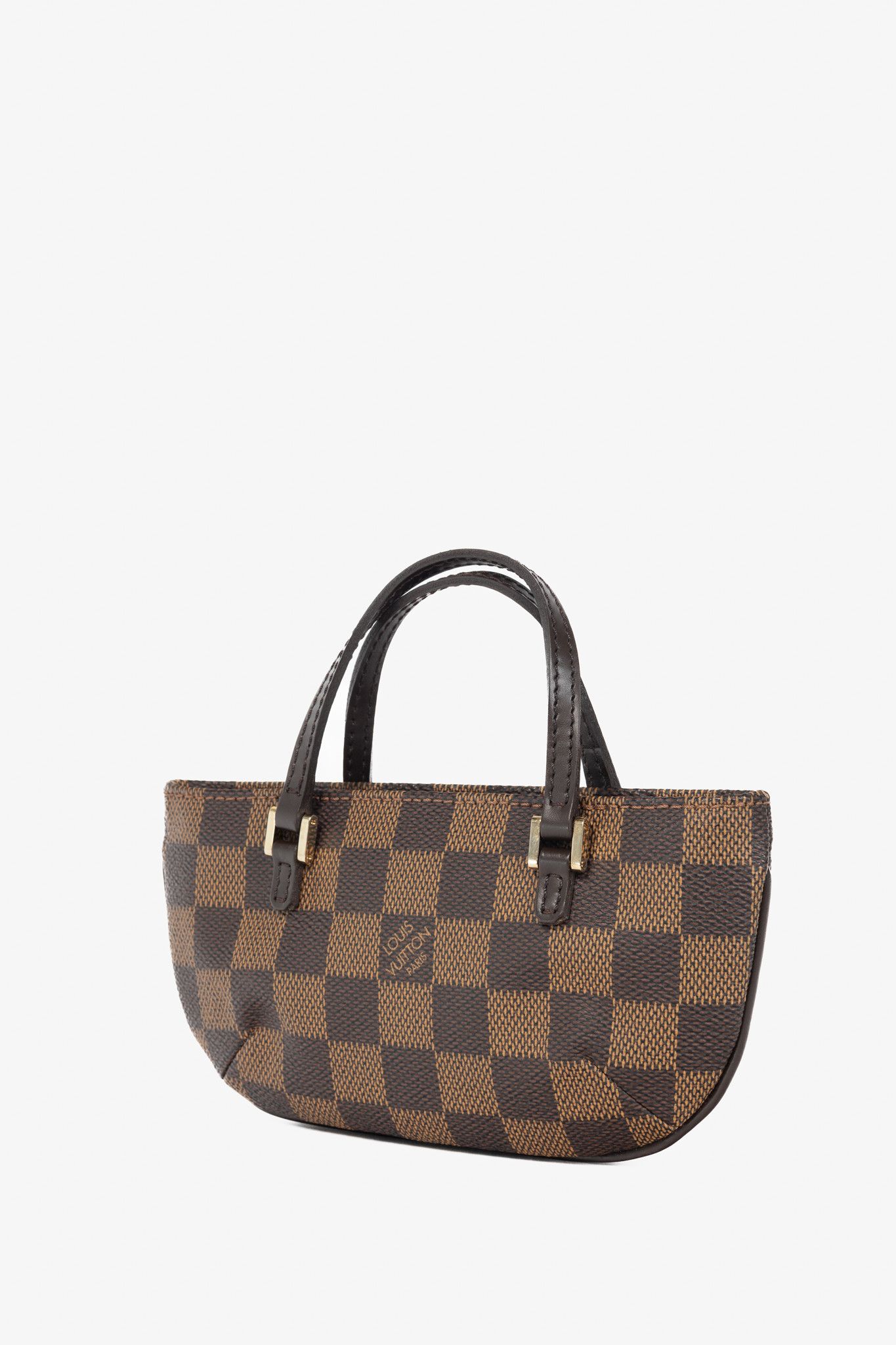 Louis Vuitton Louis Vuitton Manosque GM Damier Ebene Canvas Mini Tote Size ONE SIZE - 3 Thumbnail