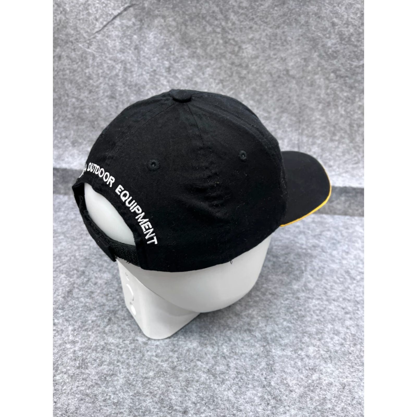 Equipment Hustler Outdoor Equipment Baseball Cap Adjustable Lightweight Cotton Black One Size Mens Size ONE SIZE - 7 Thumbnail