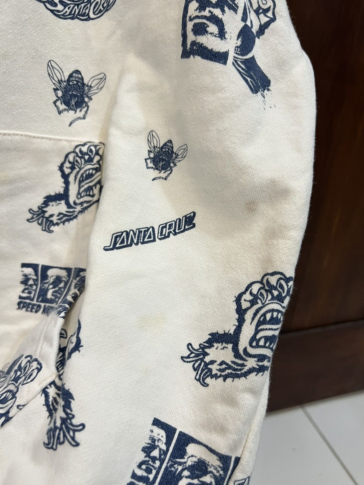 Santa Cruz Skateboards Vintage Santa Cruz Full Print Hoodies Size US L / EU 52-54 / 3 - 4 Thumbnail