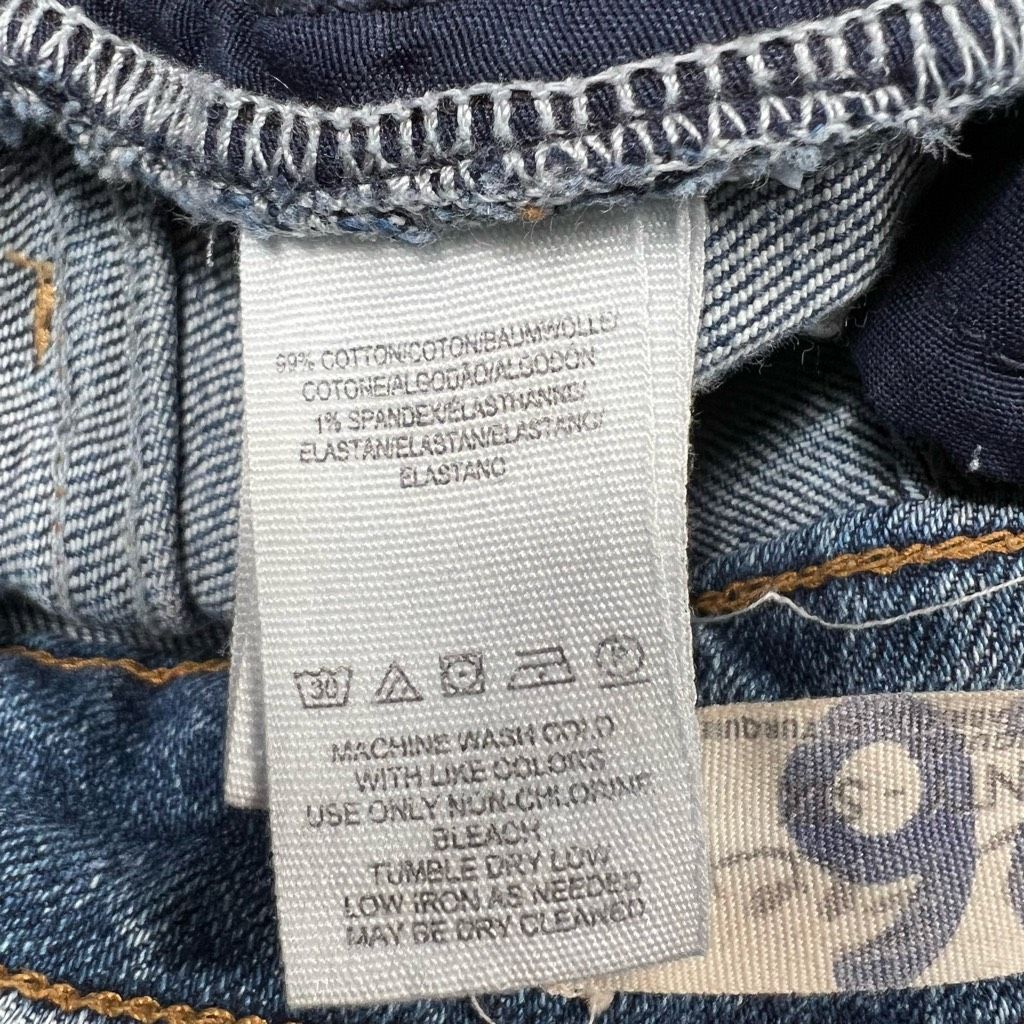 Free People We The Free High Rise Slim Straight Jeans, Intentional Distr Size 26" / US 2 / IT 38 - 9 Thumbnail