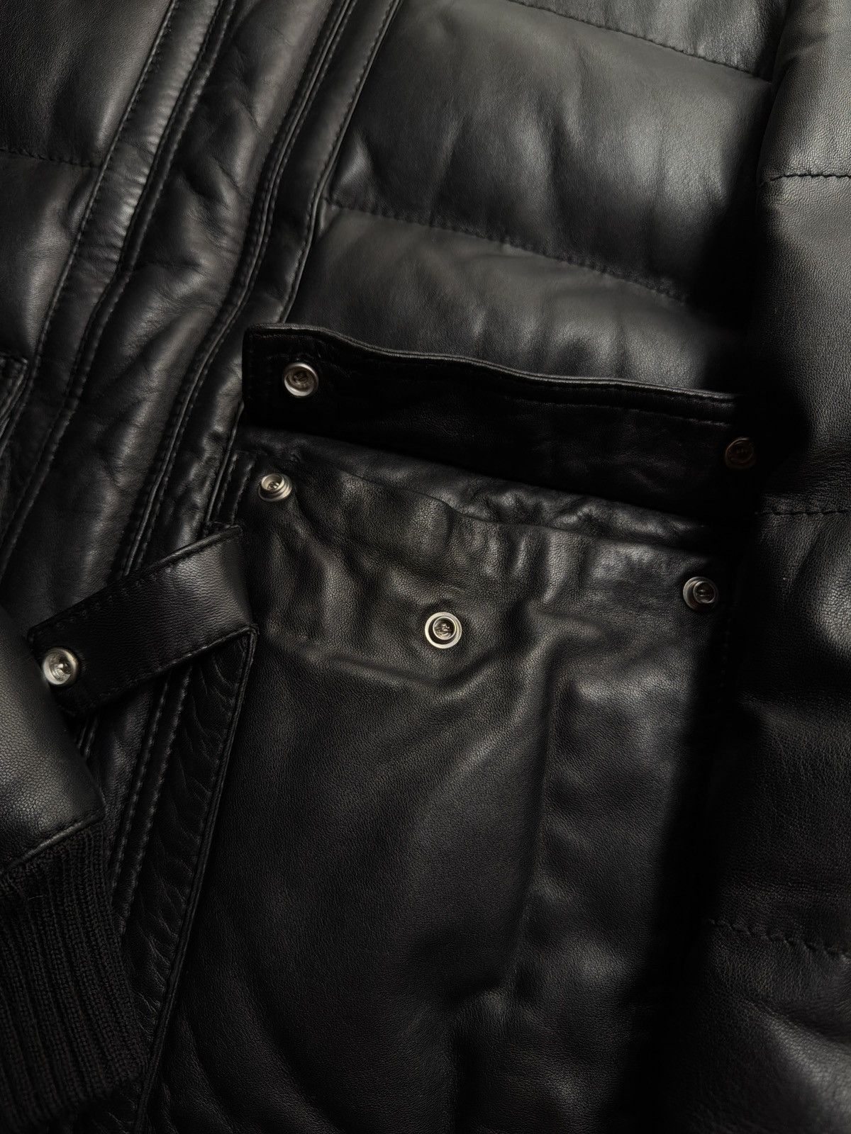 Dior Dior Homme AW08 Leather Puffer Down Jacket By KVA Size US L / EU 52-54 / 3 - 11 Thumbnail