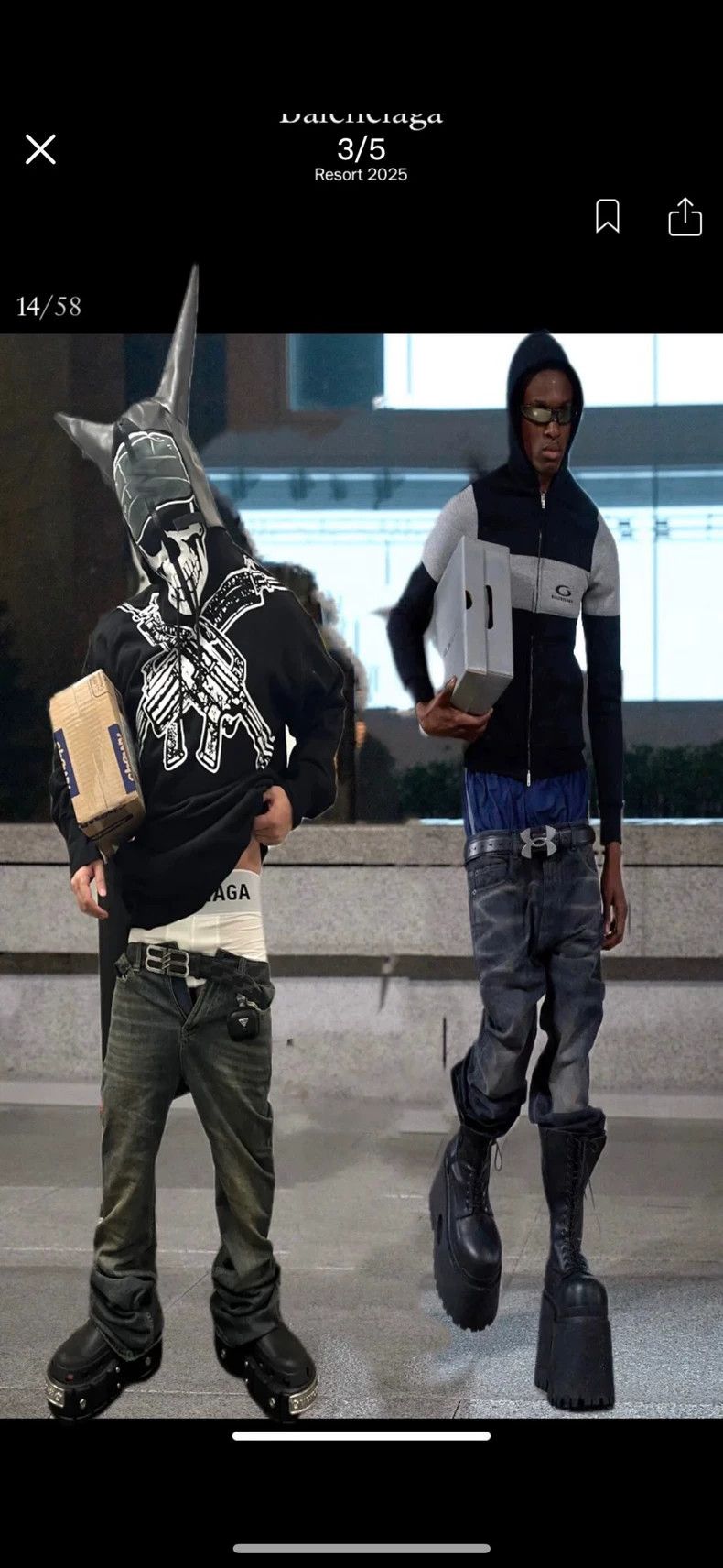 Vetements Vetements 19FW Double Gun Sweatshirt Size US S / EU 44-46 / 1 - 1 Thumbnail