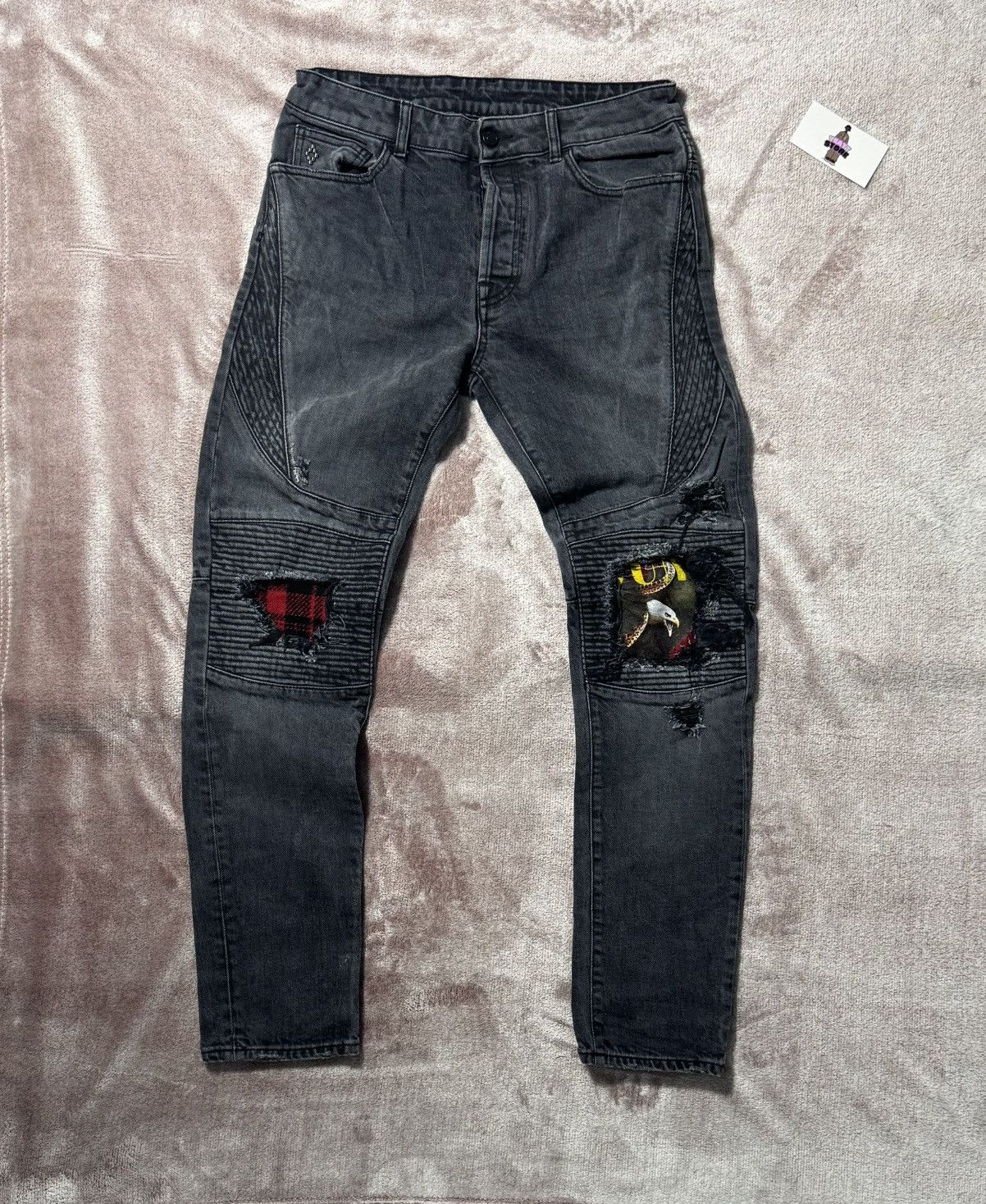 😍 crazy drip marcelo burlon slim fit jeans🤯