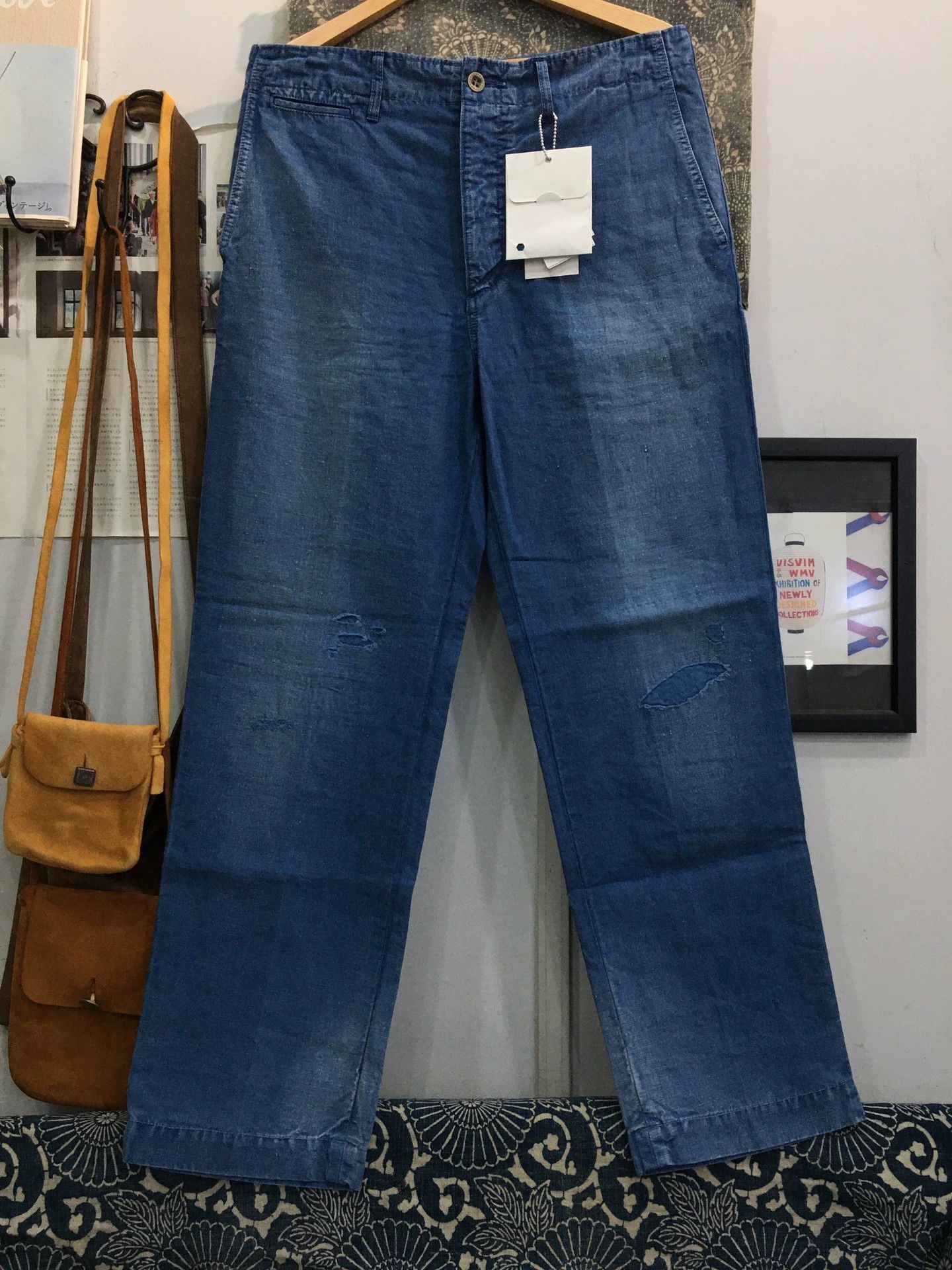 Visvim VISVIM 22SS CHINO PANTS HW TAPER CRASH Size US 34 / EU 50 - 1 Thumbnail