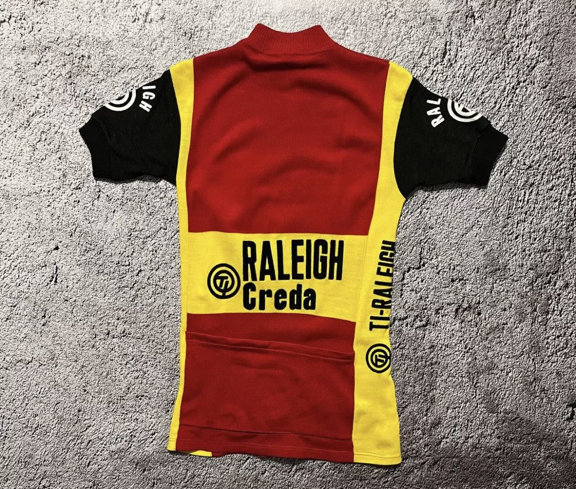 Vintage Vinatge 70's Raleigh Creda Acrylic Heroic Cycling Jersey Size US L / EU 52-54 / 3 - 2 Thumbnail