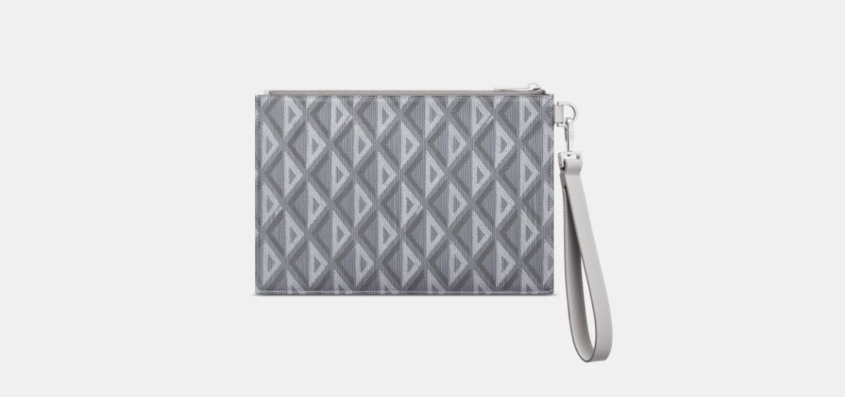 Dior o1w1db10325 2ESCA Size: OS / A5 Pouch in Grey Size ONE SIZE - 3 Thumbnail