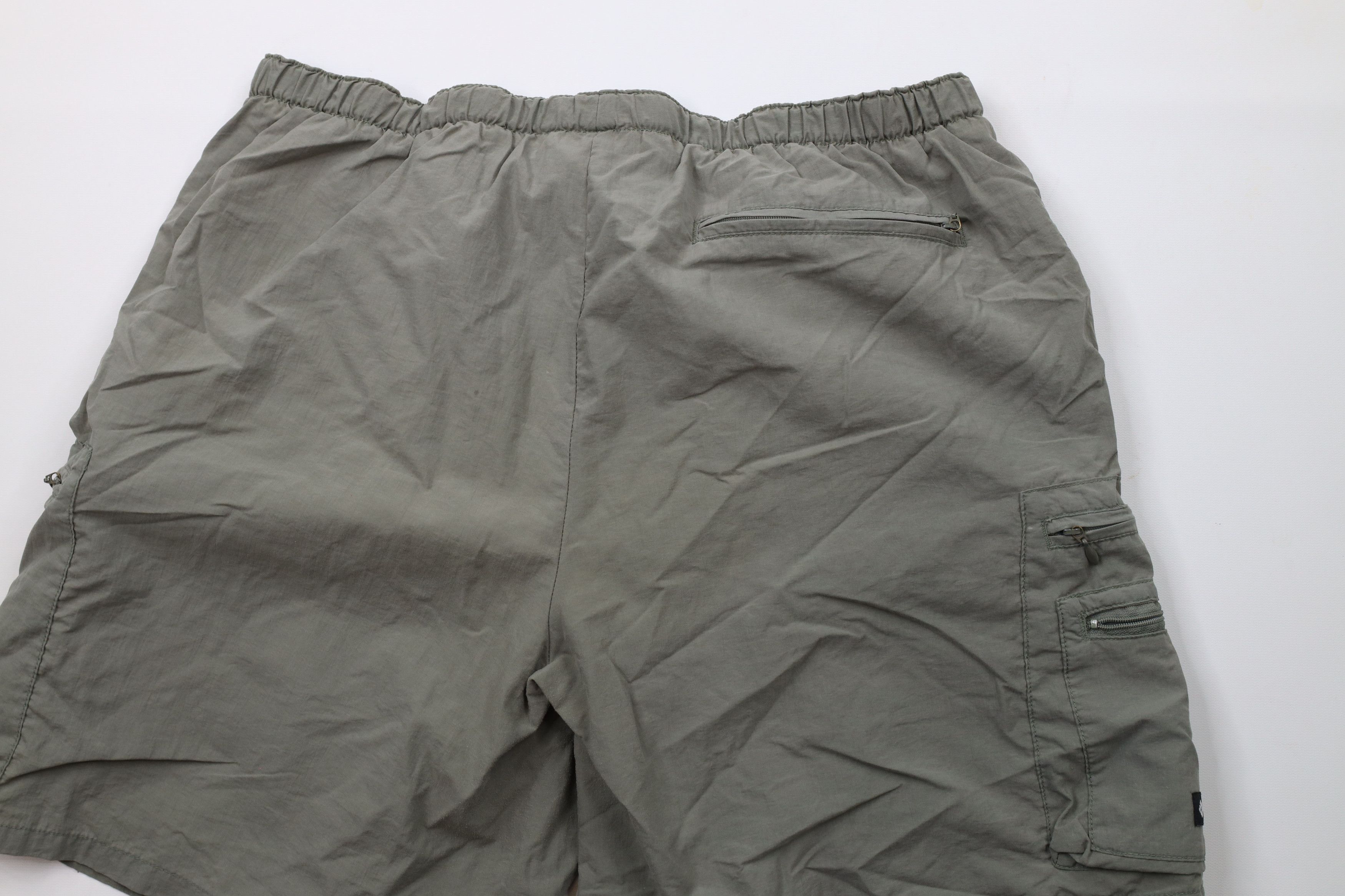Columbia × Vintage Vintage 90s Columbia Lined Belted Above Knee Shorts Green Size US 34 / EU 50 - 11 Thumbnail