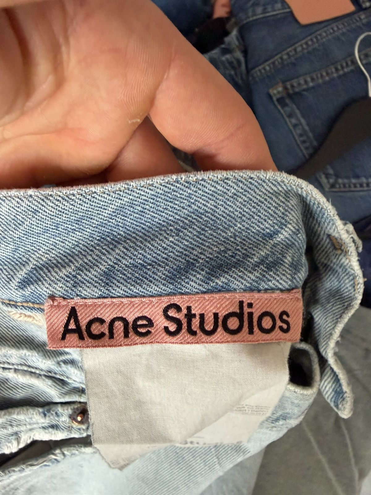 Acne Studios Acne Studios 2023M FN Delta trashed distressed denim pants Size US 29 - 12 Thumbnail