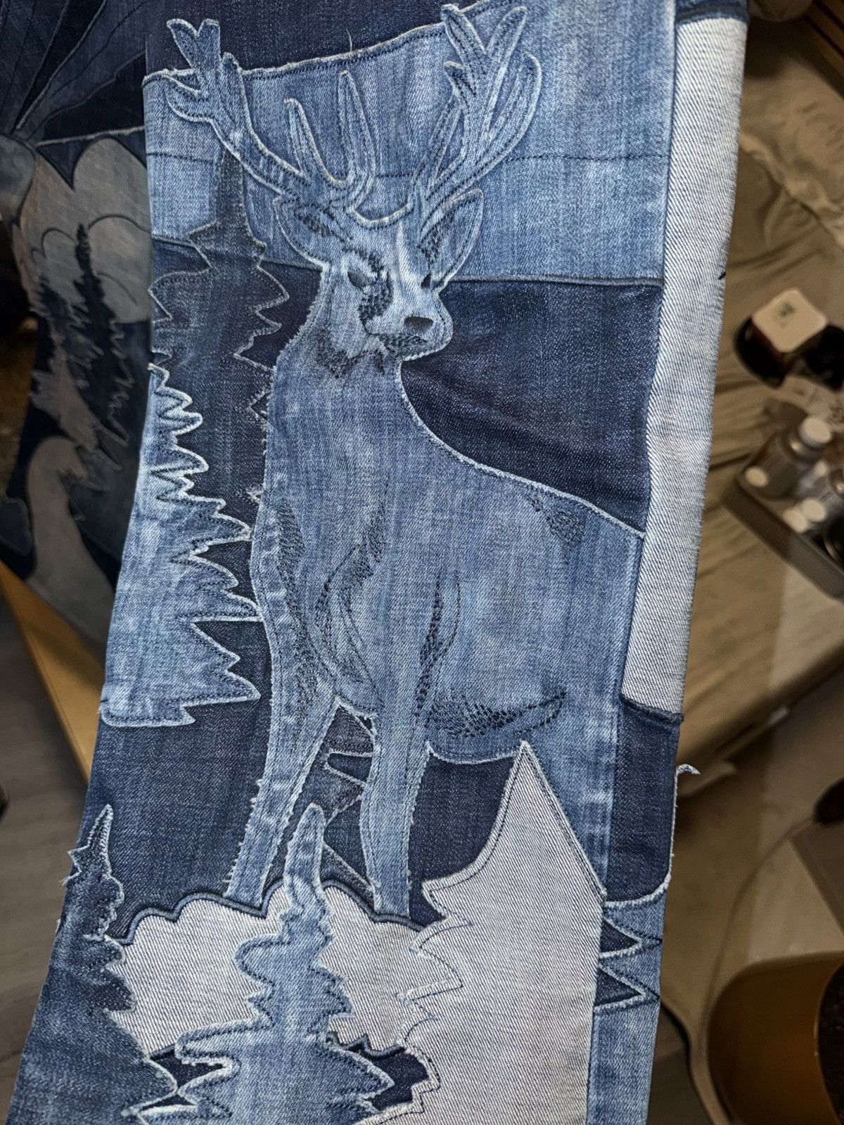 Dsquared2 New Deer Patchwork Wash Roadie Jeans DSQUARED2 Size US 32 / EU 48 - 9 Thumbnail