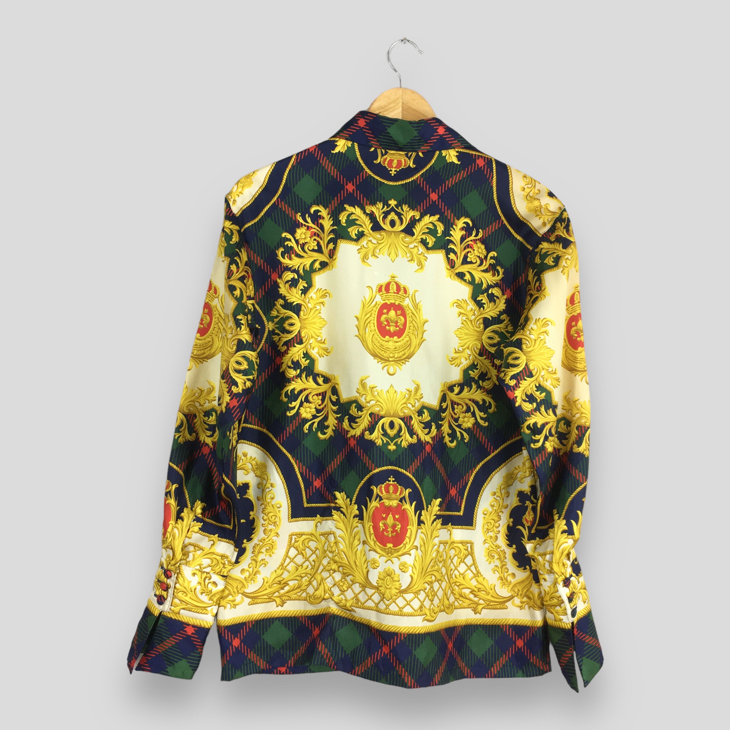 Other Vintage Novelty Baroque Crest Casual Shirt Medium Size US M / EU 48-50 / 2 - 7 Thumbnail