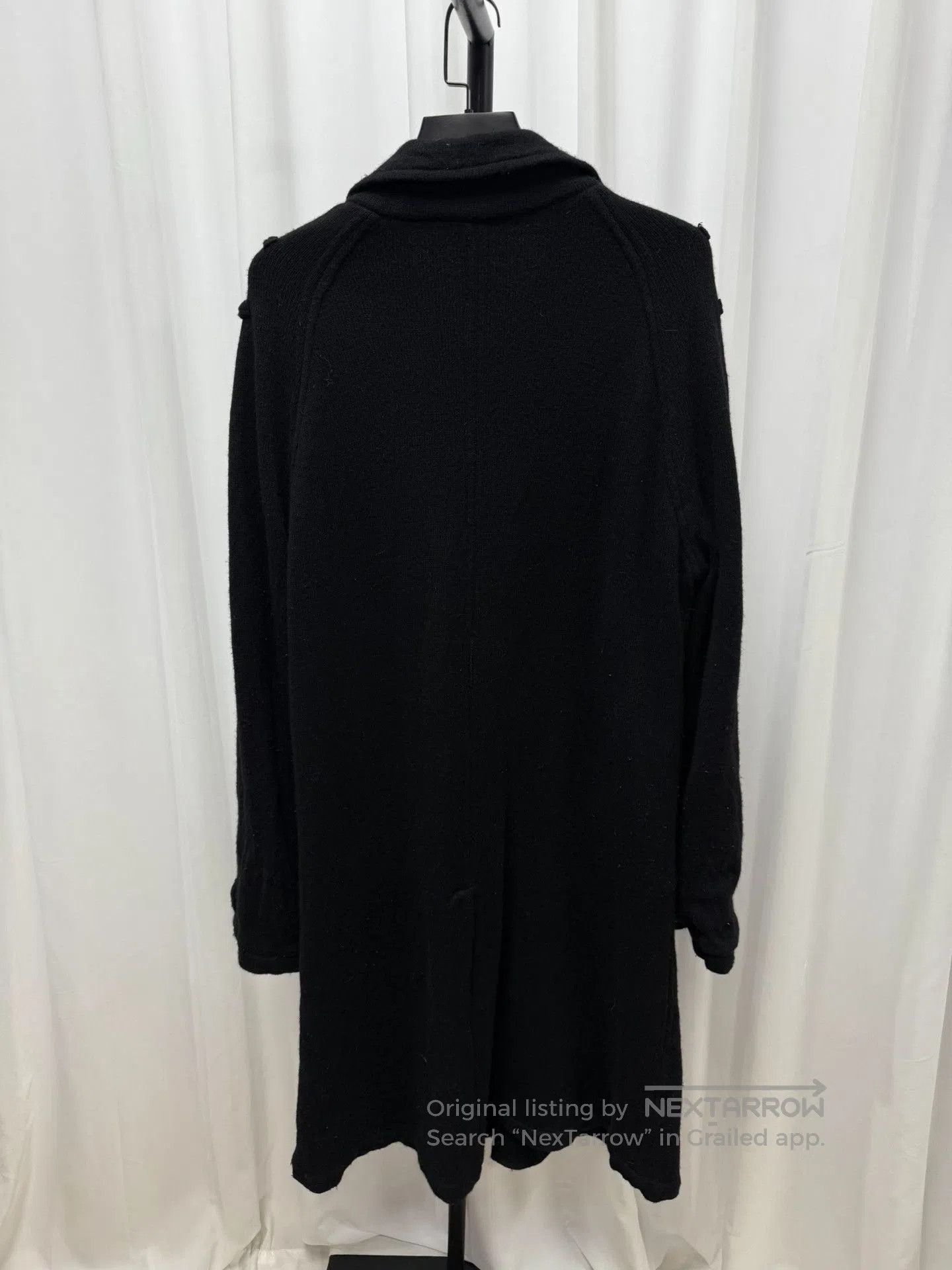Y's black long wool coat by yohji yamamoto. Size US XL / EU 56 / 4 - 5 Thumbnail