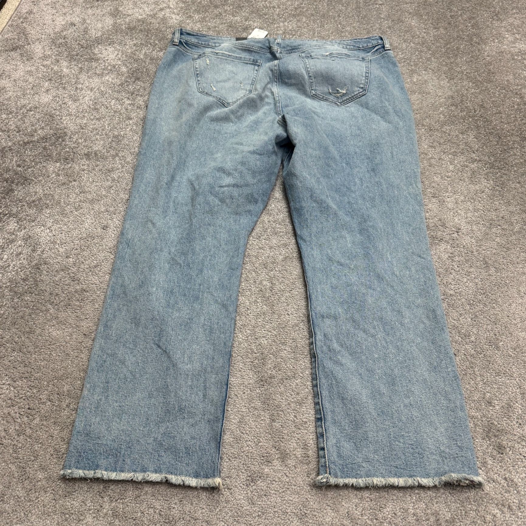 Torrid Torrid Jeans - City Streetwear 5-Pocket Denim Straight High Rise Button Fly 20 Tall Blue Womens Jeans Size 42" / US 20 - 2 Thumbnail