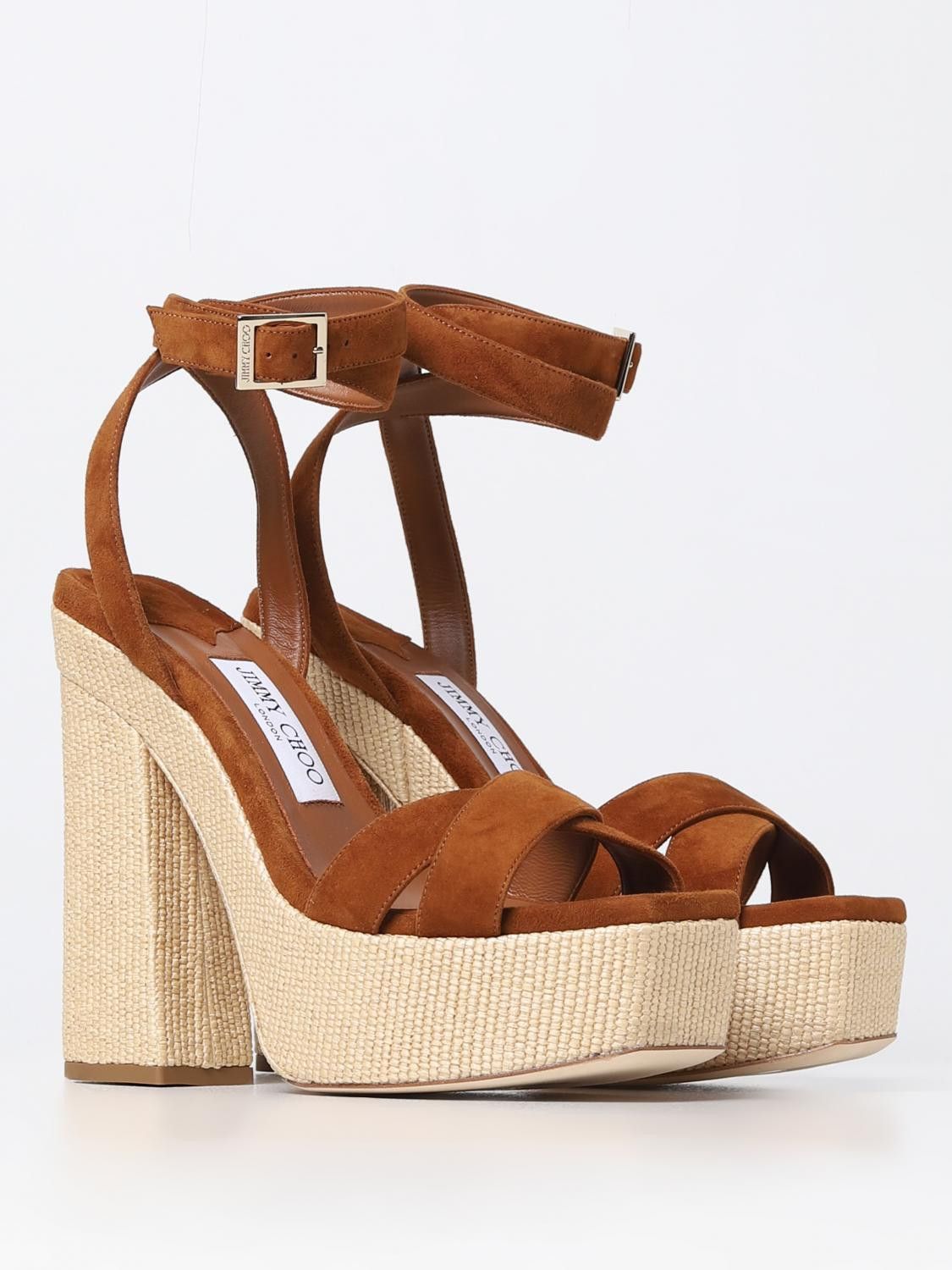Jimmy Choo o1y0326 Sandals in Brown Size US 11 / IT 41 - 4 Thumbnail